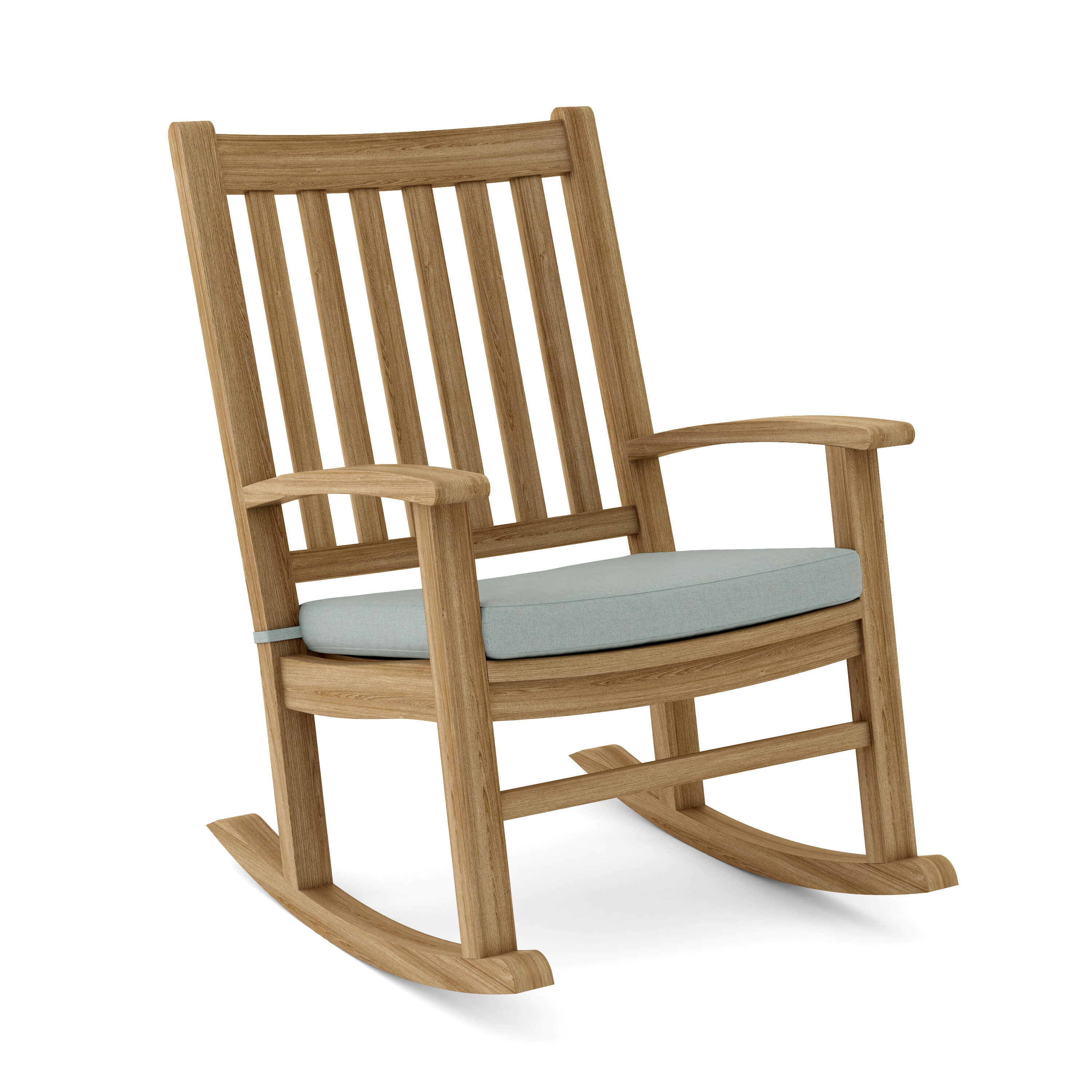 Anderson Teak Palm Beach Rocking Armchair – Classic Teak Outdoor Rocker