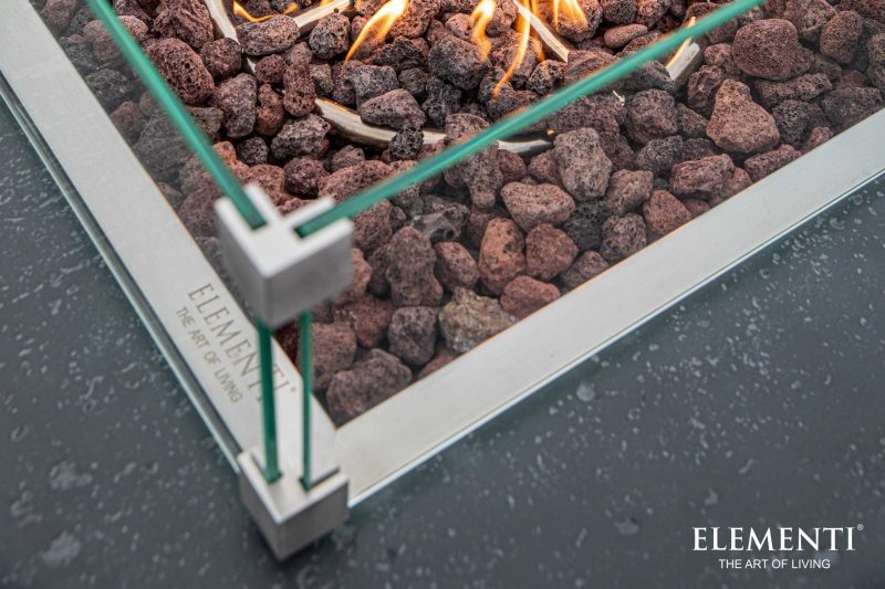 ELEMENTI MANHATTAN FIRE TABLE Dark Grey OFG103DG