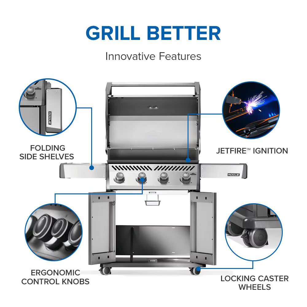 Napoleon Rogue 525 4-Burner Propane Grill  - R525PSS-2