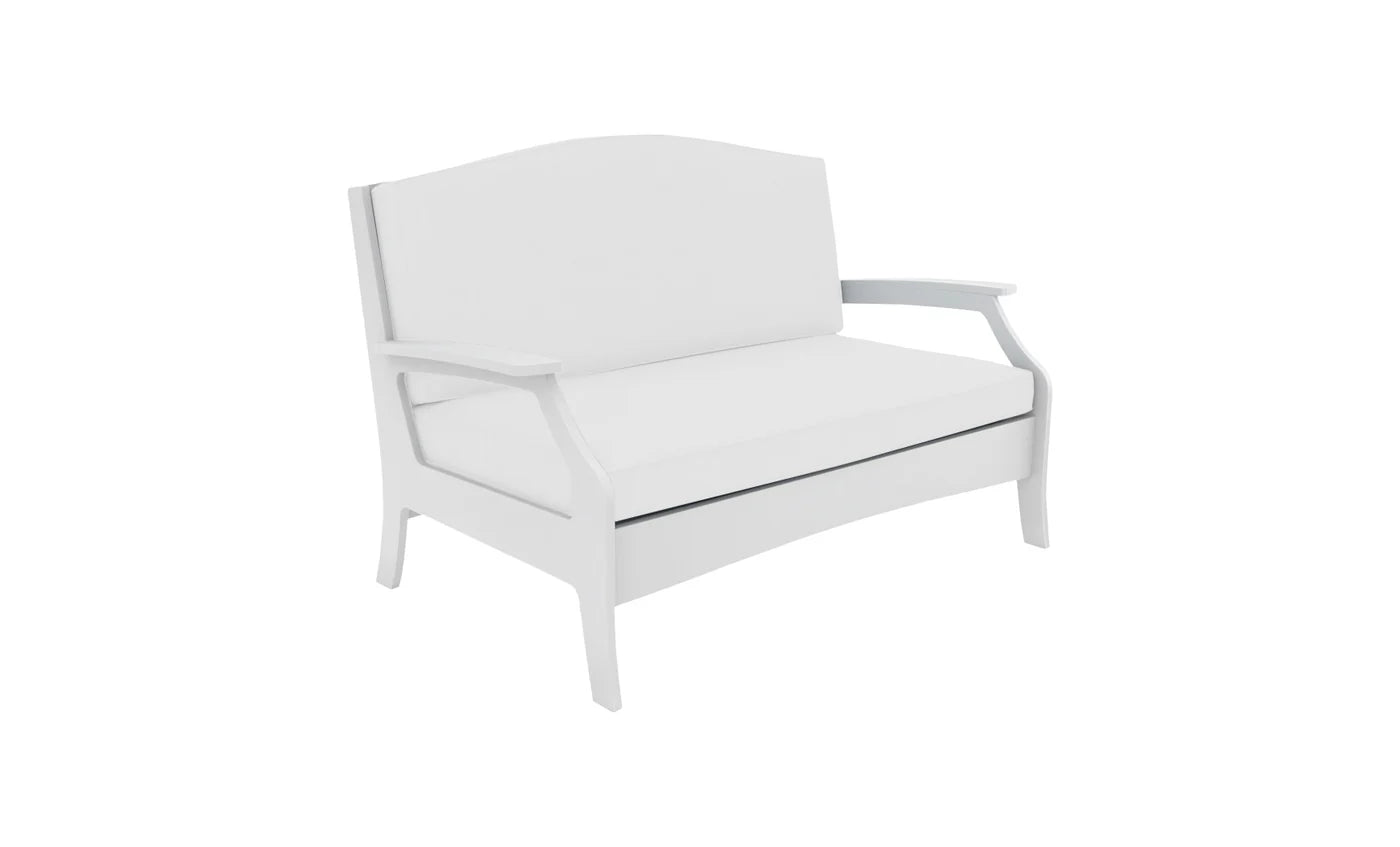 Ledge Lounger Legacy Loveseat – Cushioned All-Weather Outdoor Patio Loveseat