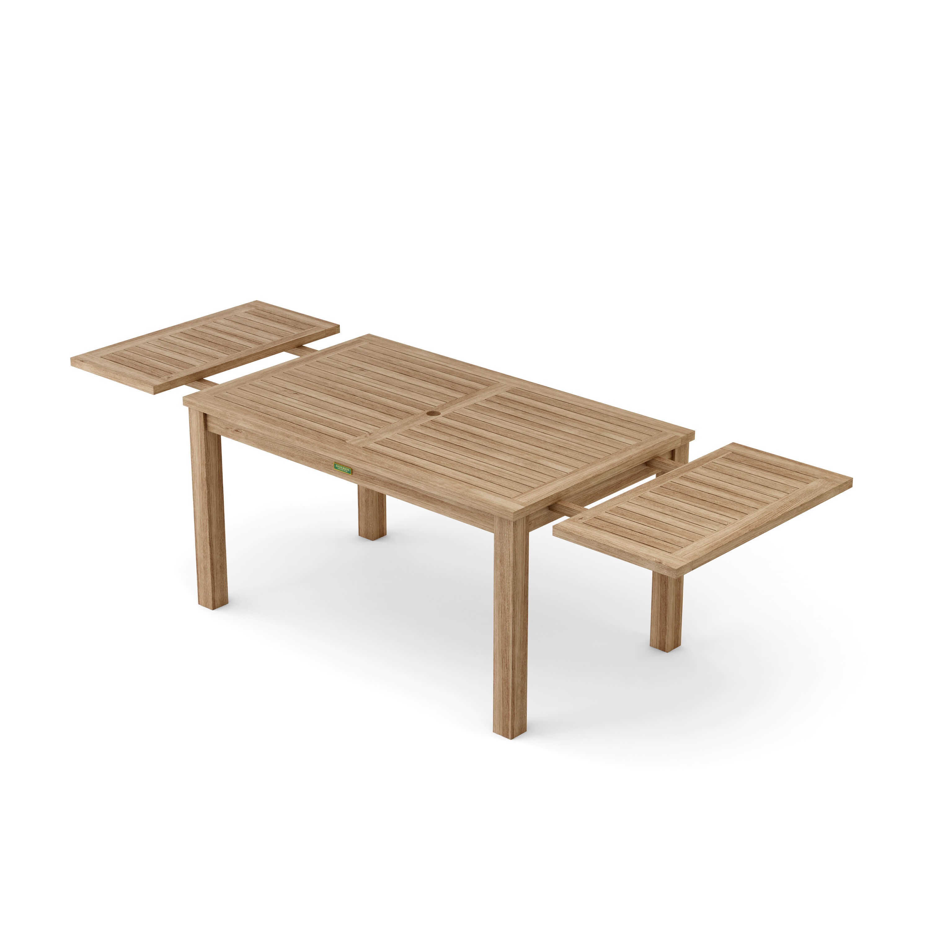 Anderson Teak Bahama 95″ Extension Dining Table – Teak Outdoor Patio Table