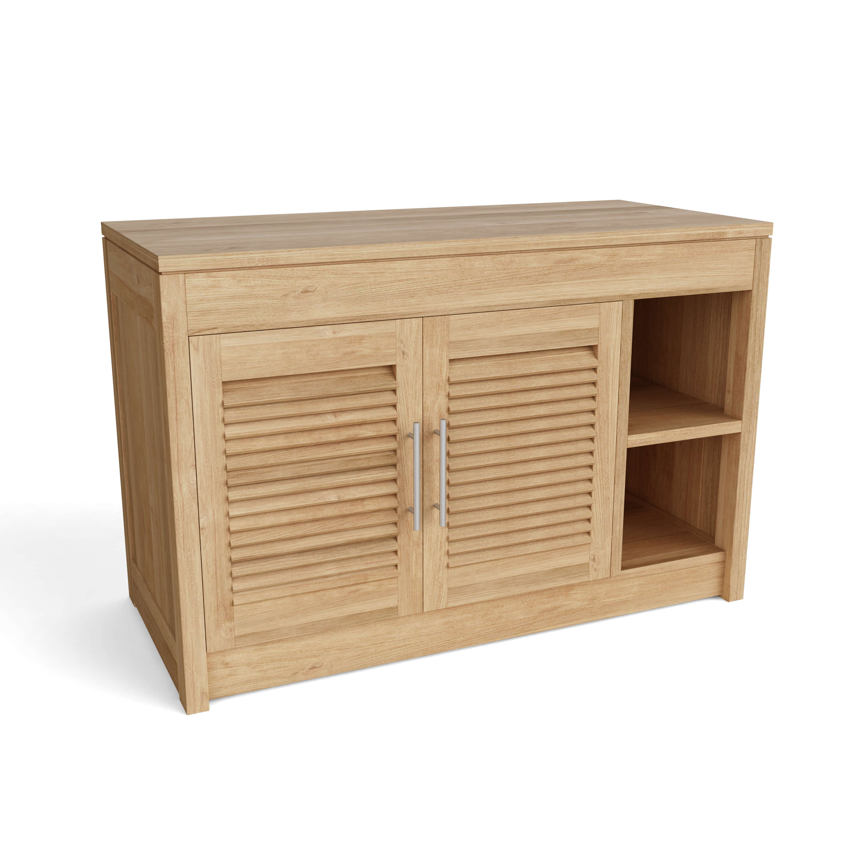 Anderson Teak Modesto Cabinet – Teak Outdoor Storage Cabinet