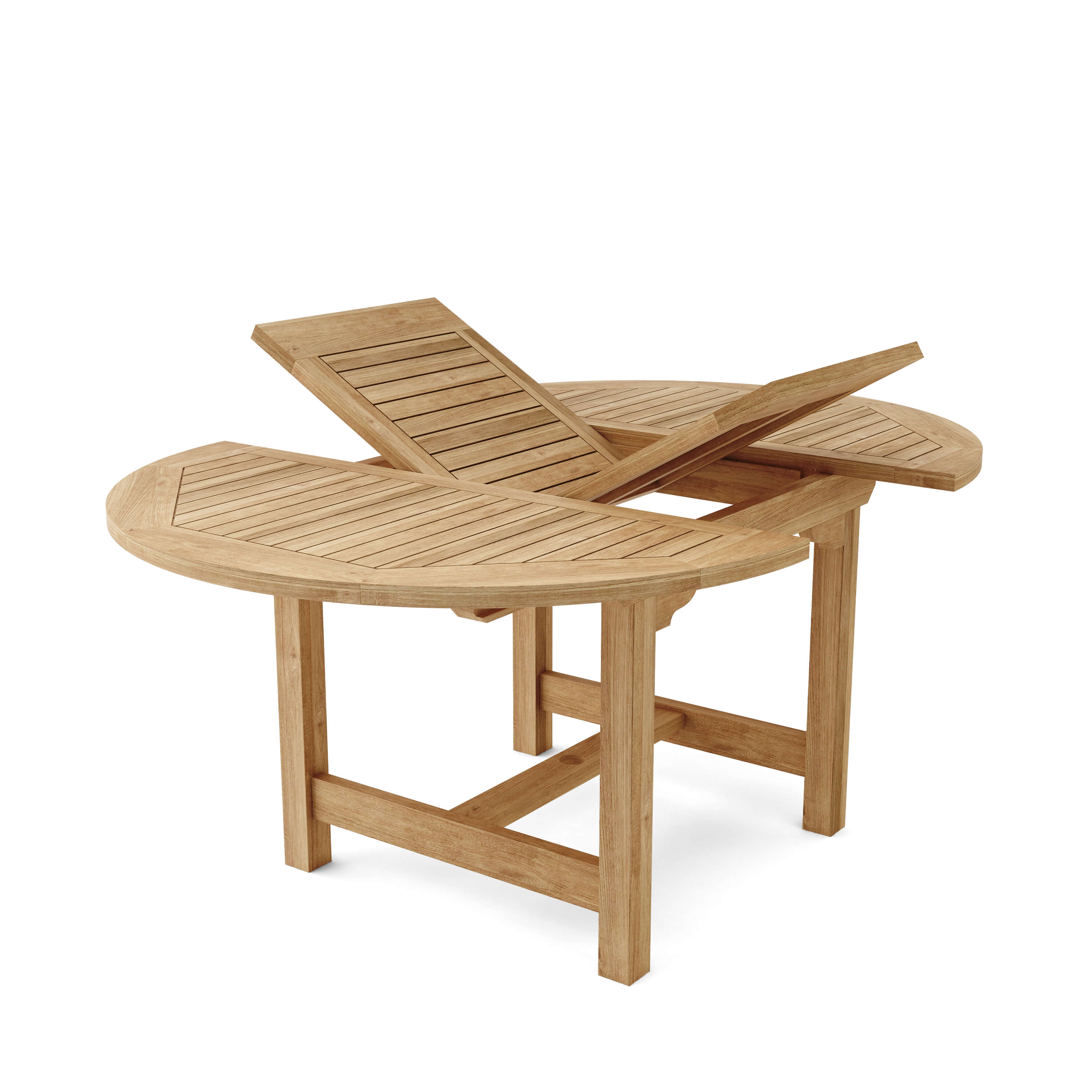 Anderson Teak Bahama 67″ Oval Extension Dining Table – Teak Outdoor Patio Table