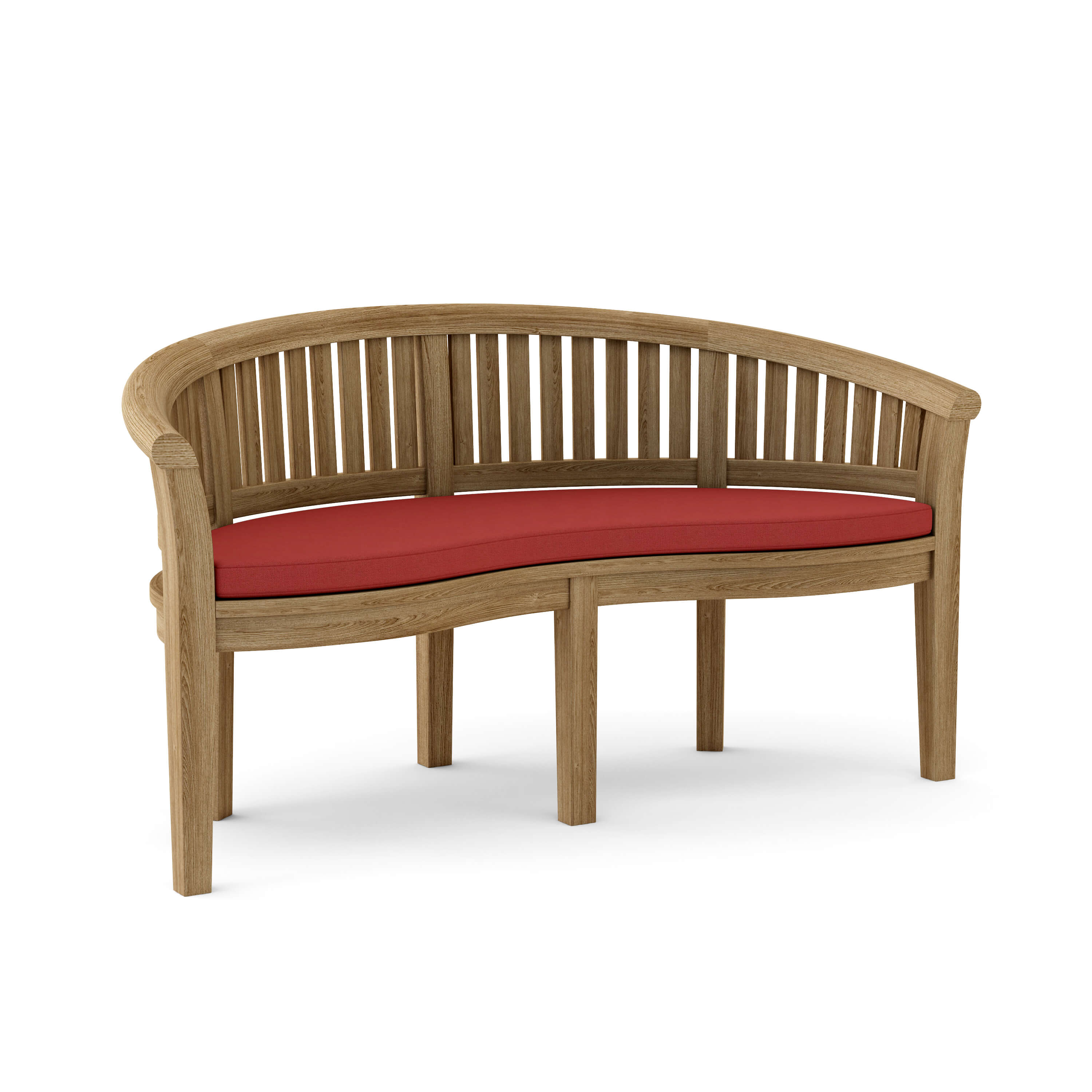 Anderson Teak – Curve 3-Seater Bench – Extra Thick Grade-A Teak Outdoor Seating