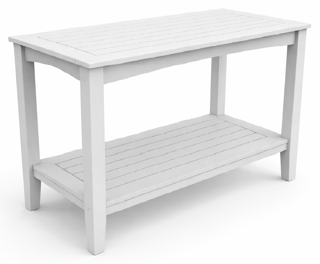 Seaside Windsor 50″ Rectangular Outdoor Buffet Table Large