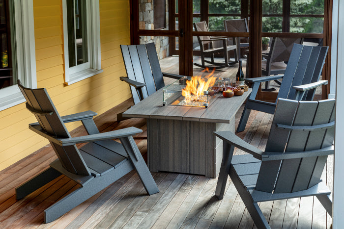 Seaside Aura 53″ Fire Table – 55,000 BTU Outdoor Patio Fire Table