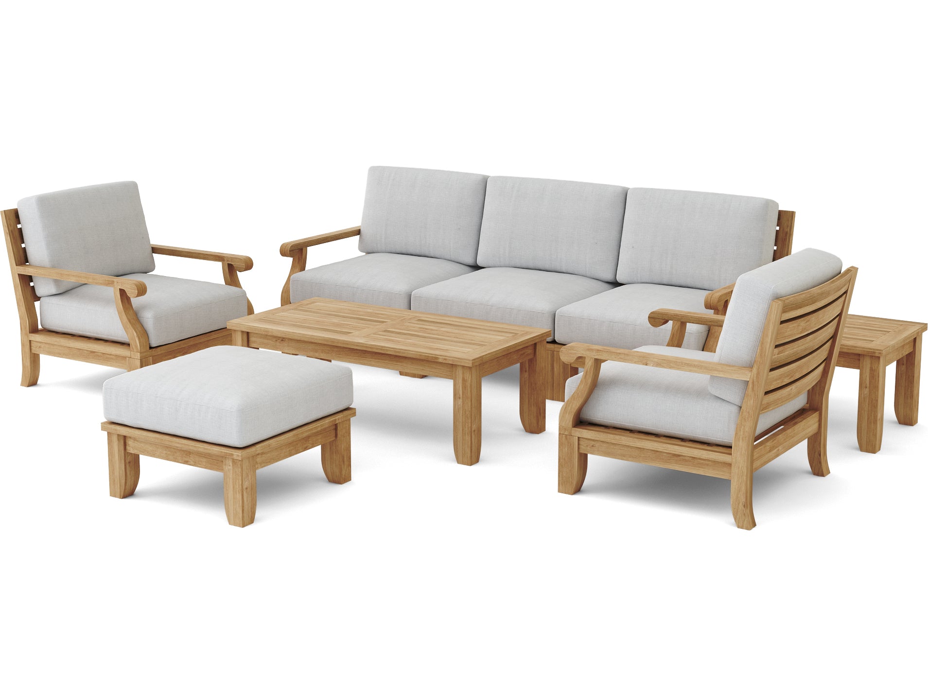 Anderson Teak Riviera Luxe 8-Piece Modular Set