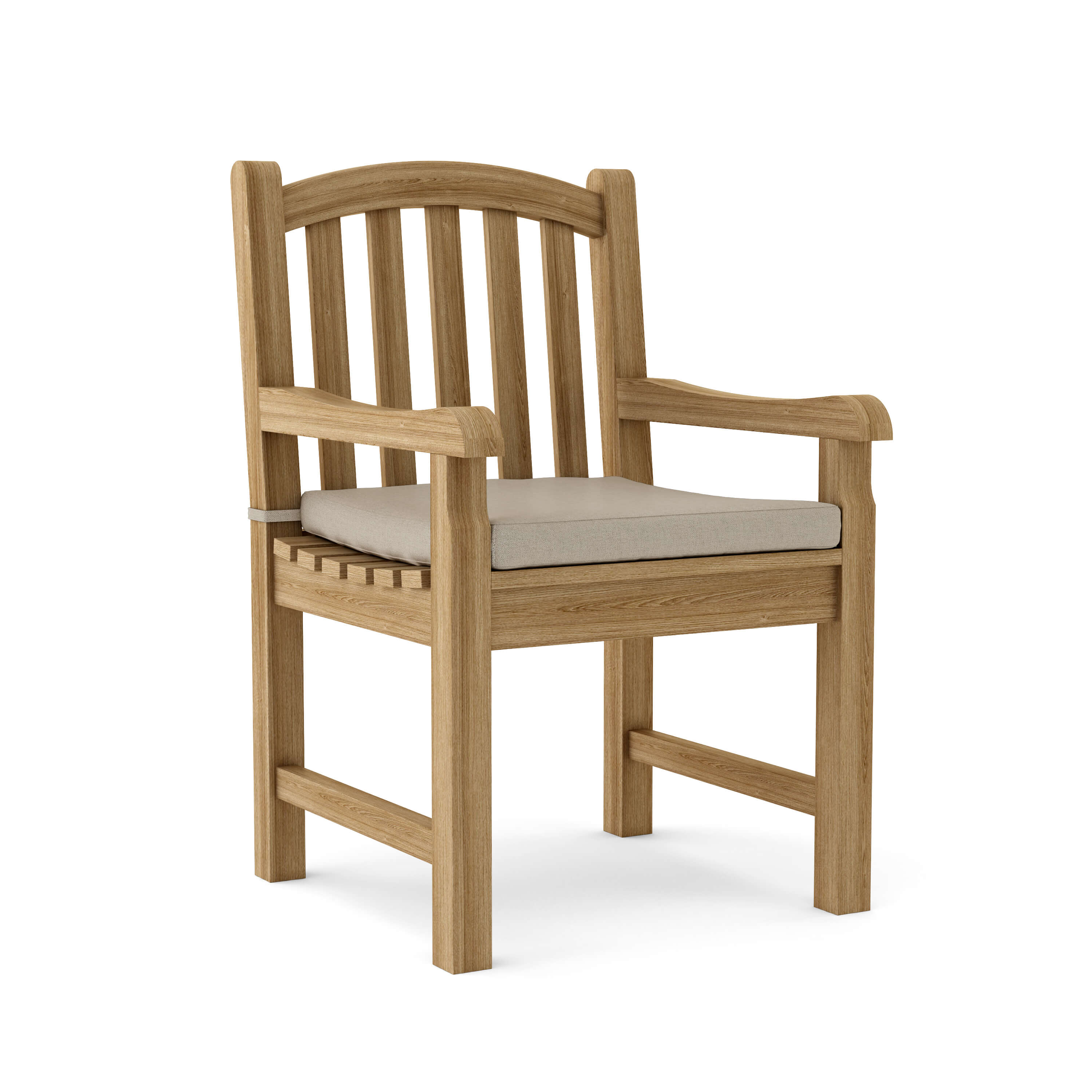 Anderson Teak Chelsea Dining Armchair – Solid Teak Outdoor Dining Seating