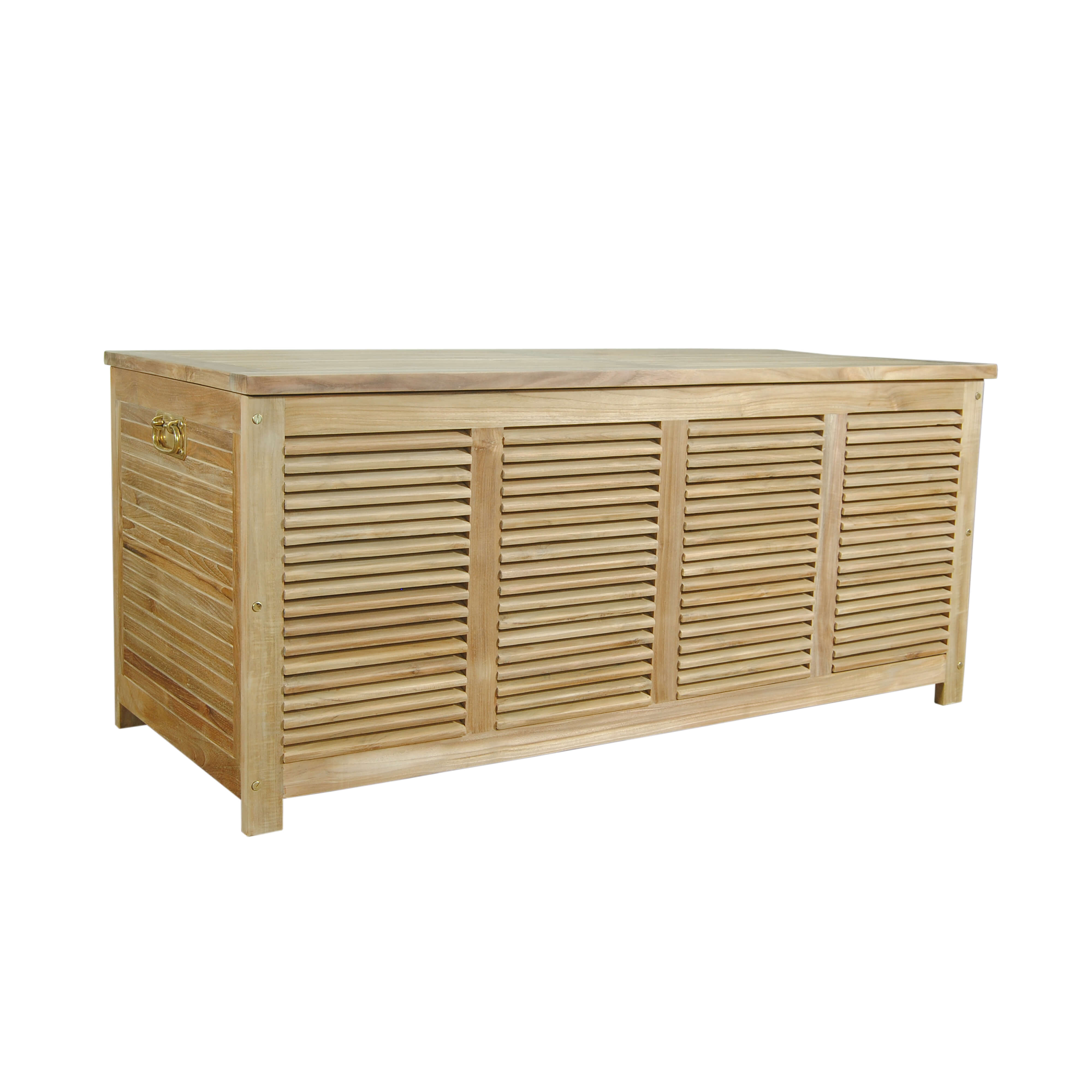 Anderson Teak Amberly Solid Teak Outdoor Storage Box