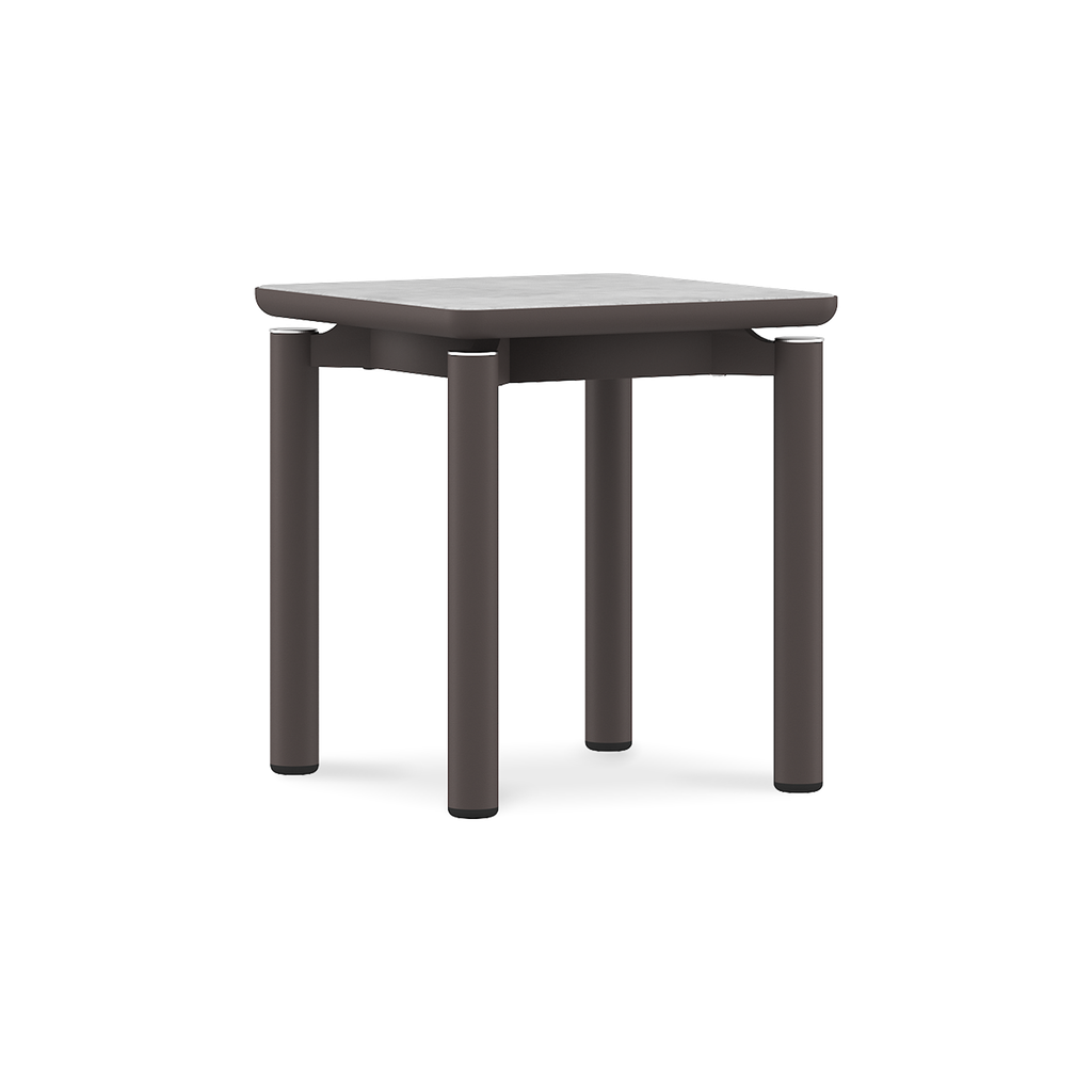 Ara Alu Square Side Table -Sintered Stone Top~~