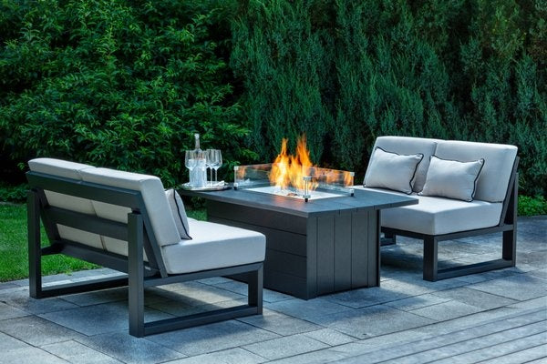 Seaside Aura 53″ Fire Table – 55,000 BTU Outdoor Patio Fire Table