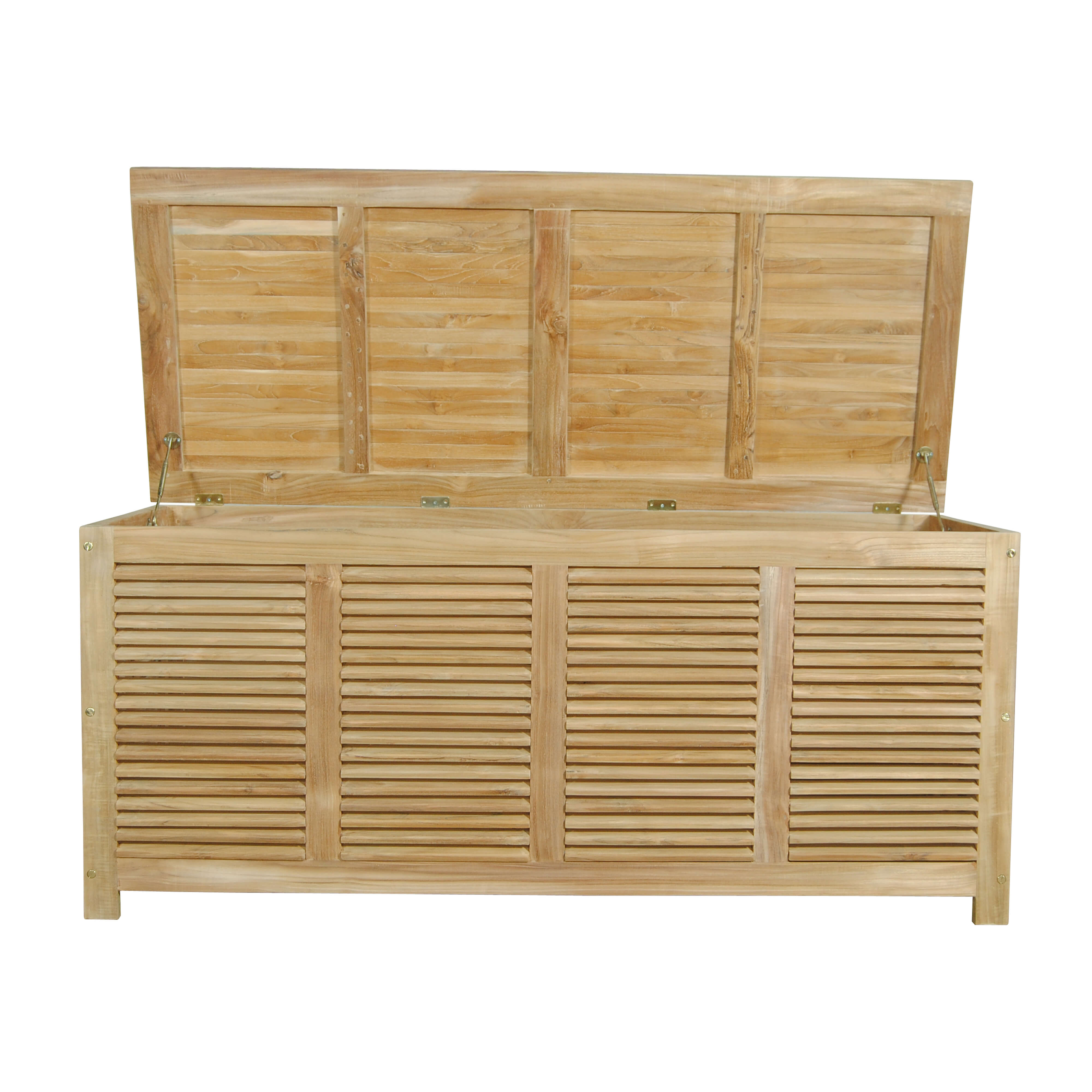 Anderson Teak Amberly Solid Teak Outdoor Storage Box