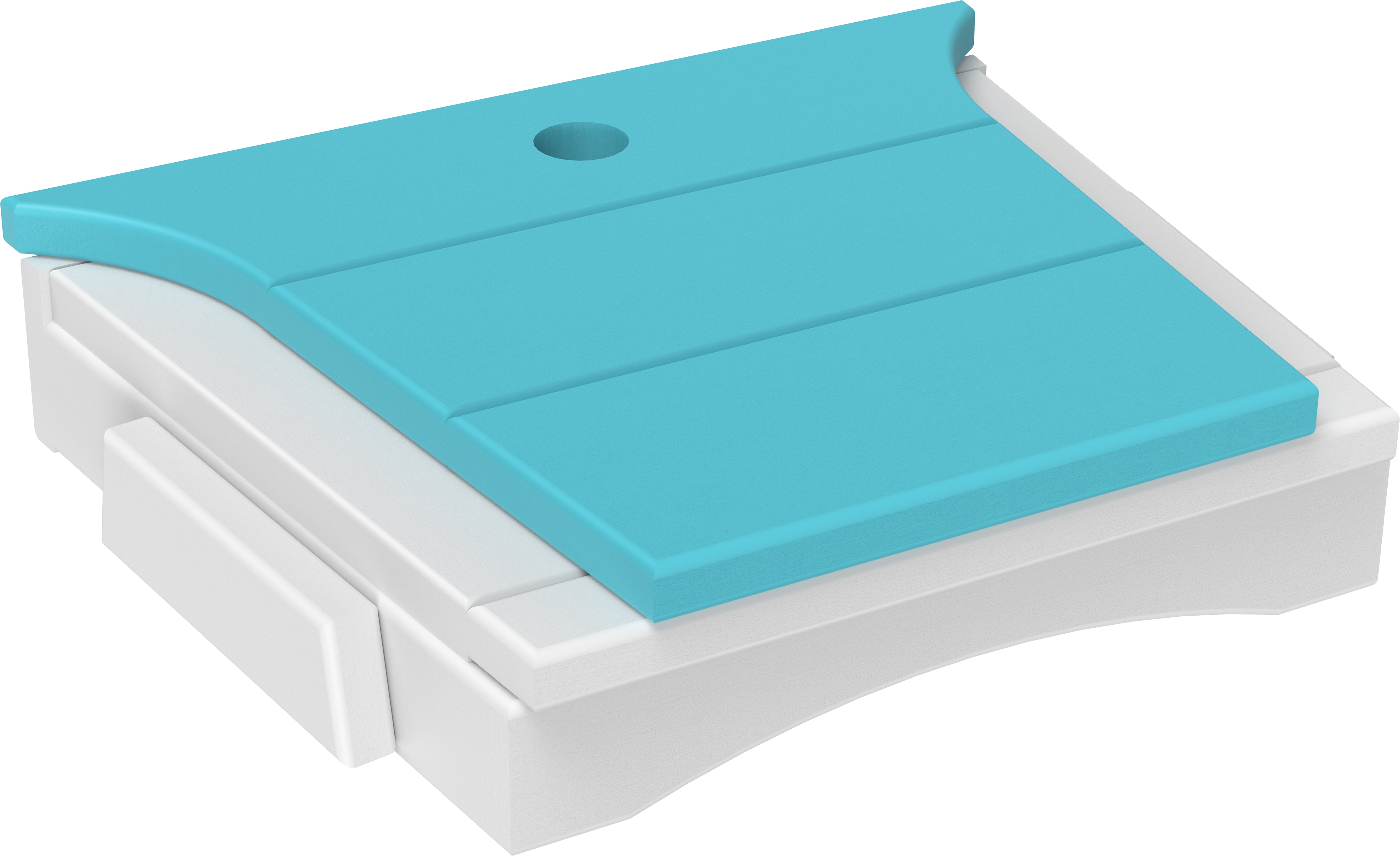 LuxCraft – Balcony Tete-A-Tete Table – Compact Outdoor Companion Table