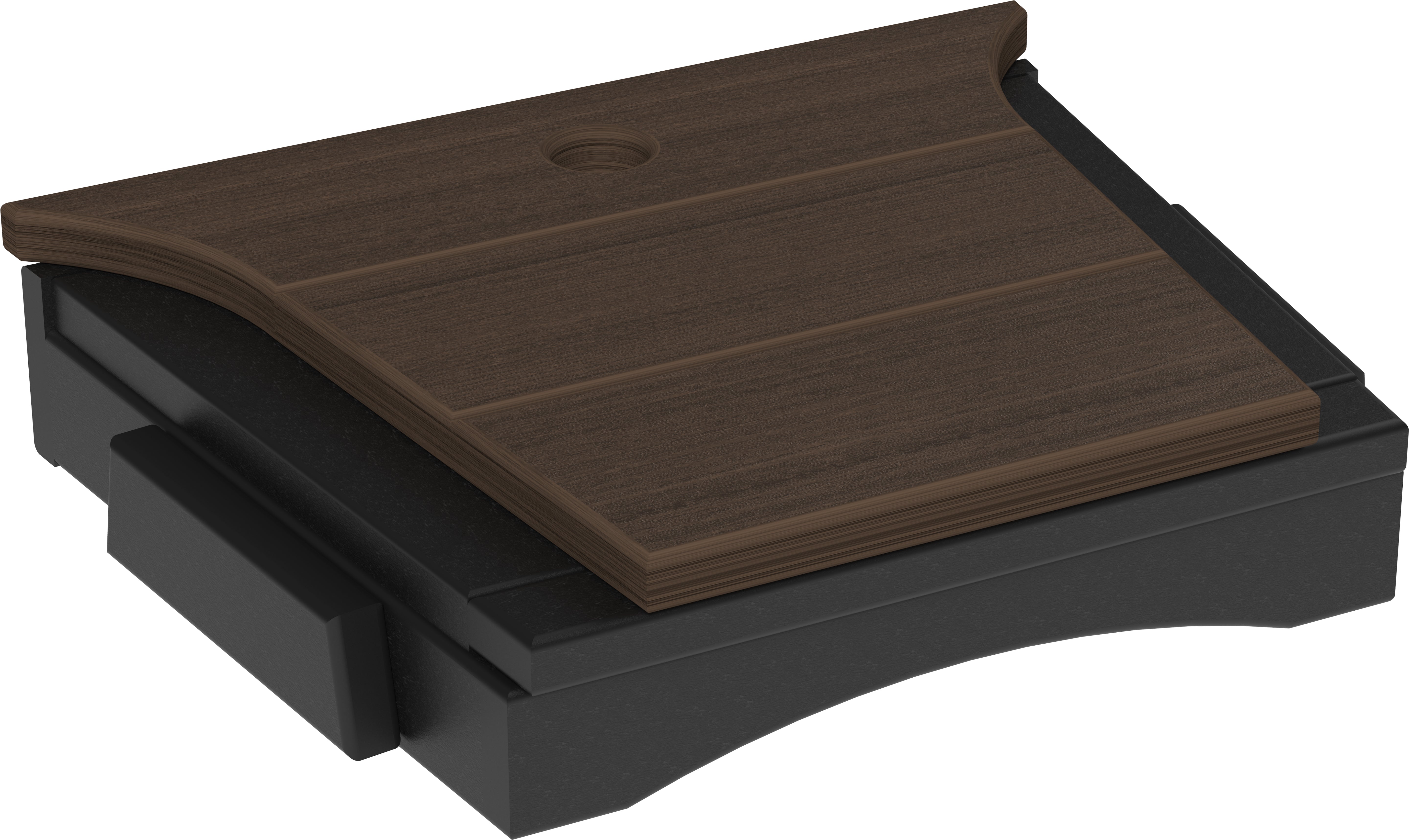 LuxCraft – Balcony Tete-A-Tete Table – Compact Outdoor Companion Table