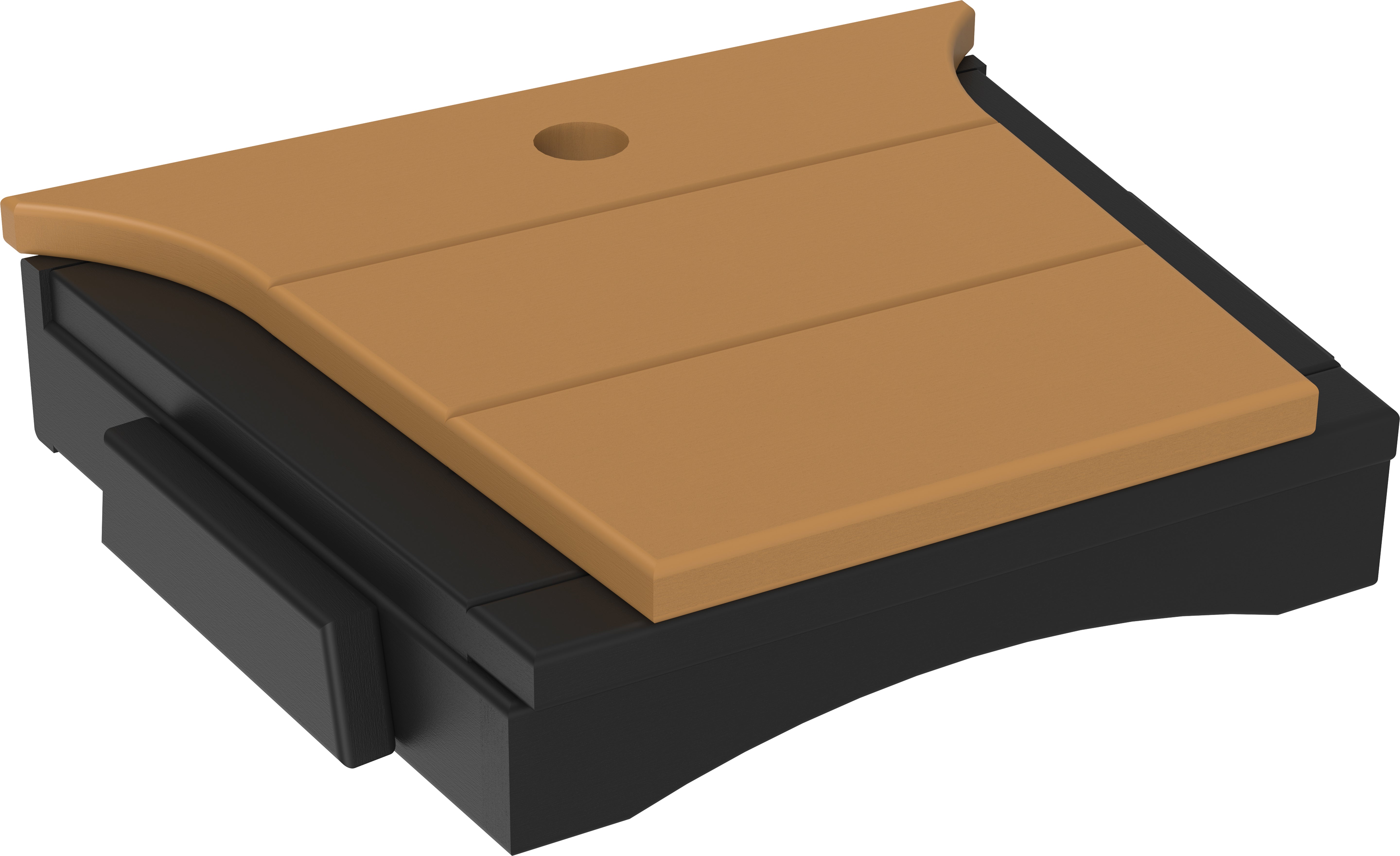 LuxCraft – Balcony Tete-A-Tete Table – Compact Outdoor Companion Table