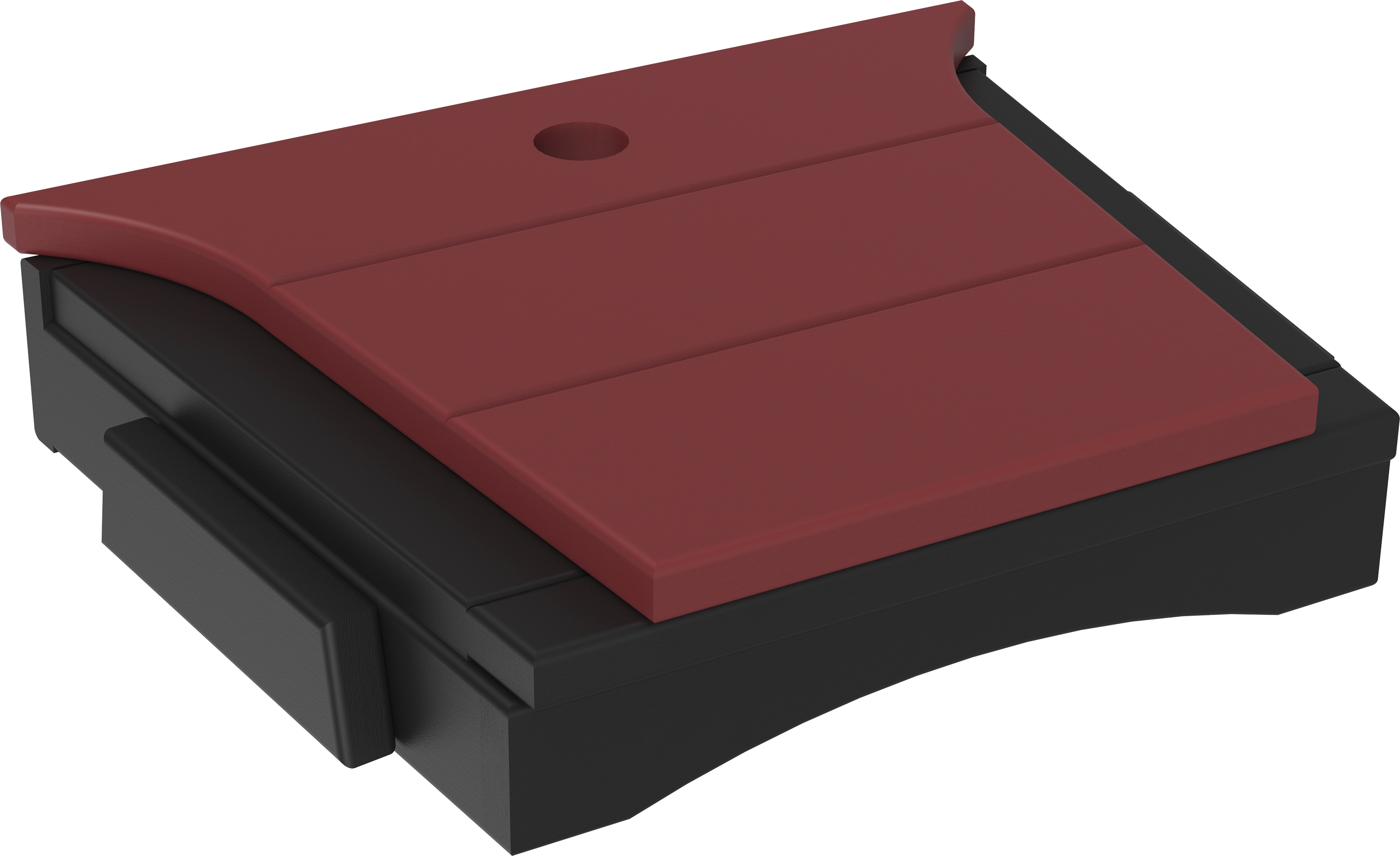 LuxCraft – Balcony Tete-A-Tete Table – Compact Outdoor Companion Table