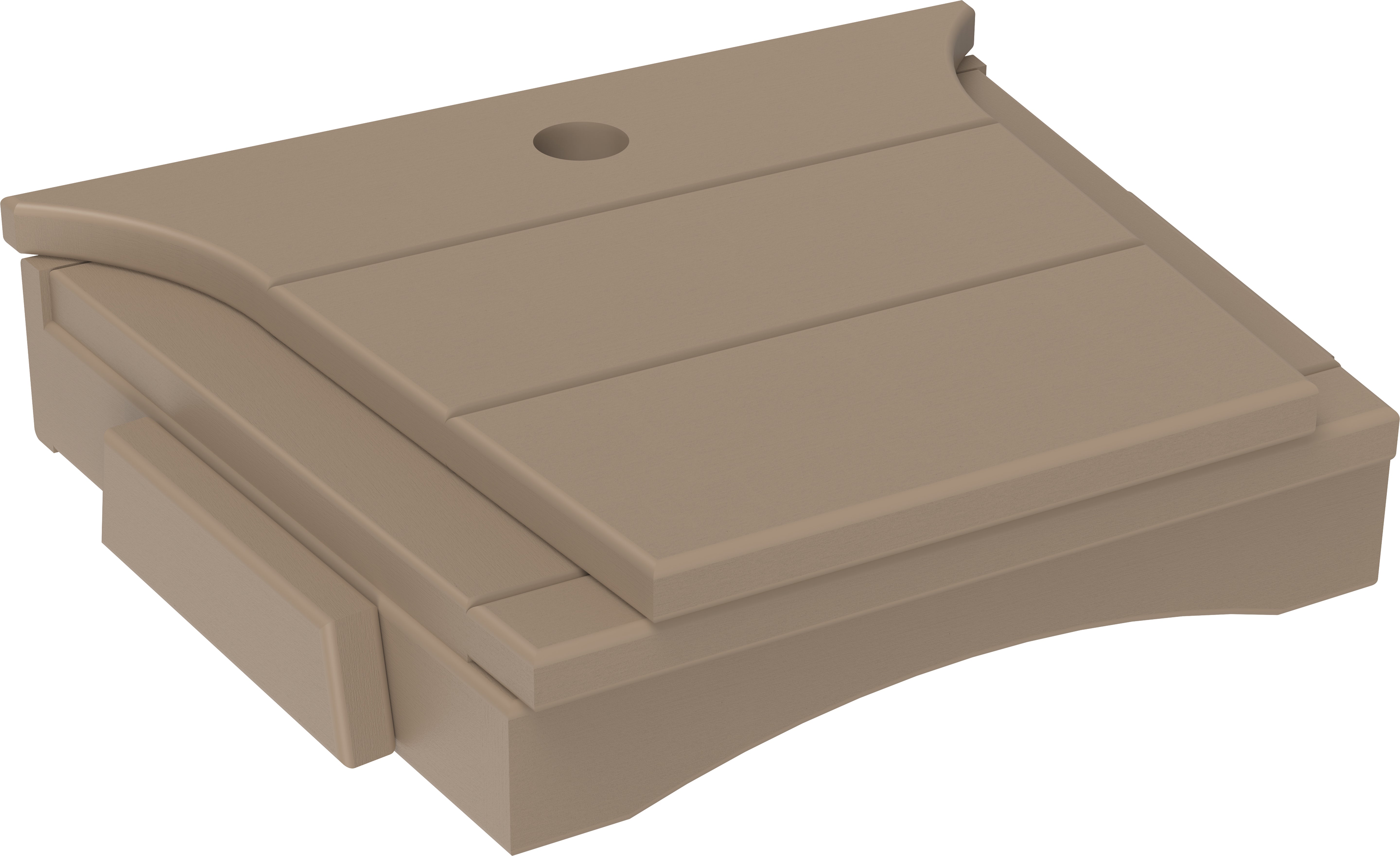 LuxCraft – Balcony Tete-A-Tete Table – Compact Outdoor Companion Table