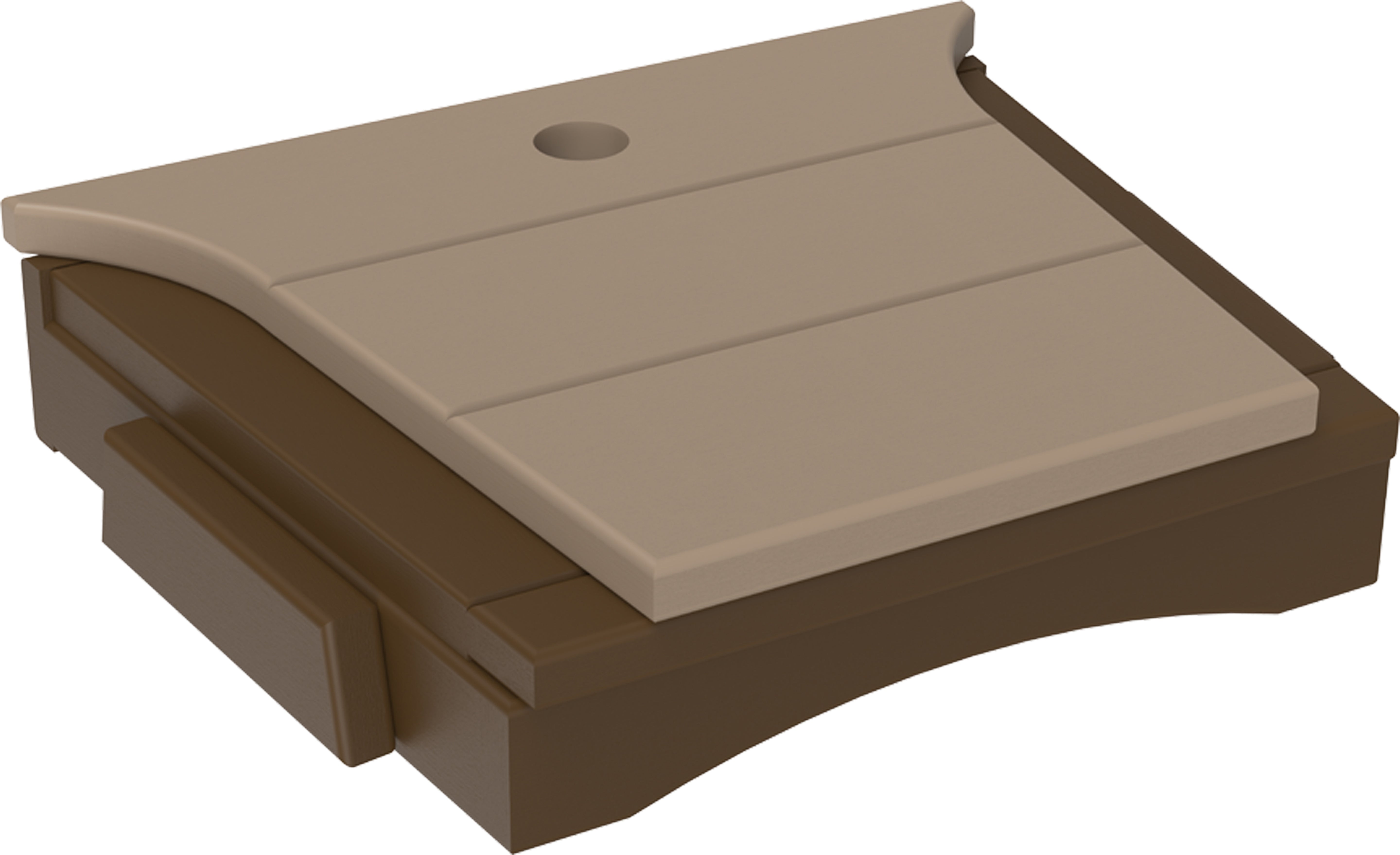 LuxCraft – Balcony Tete-A-Tete Table – Compact Outdoor Companion Table