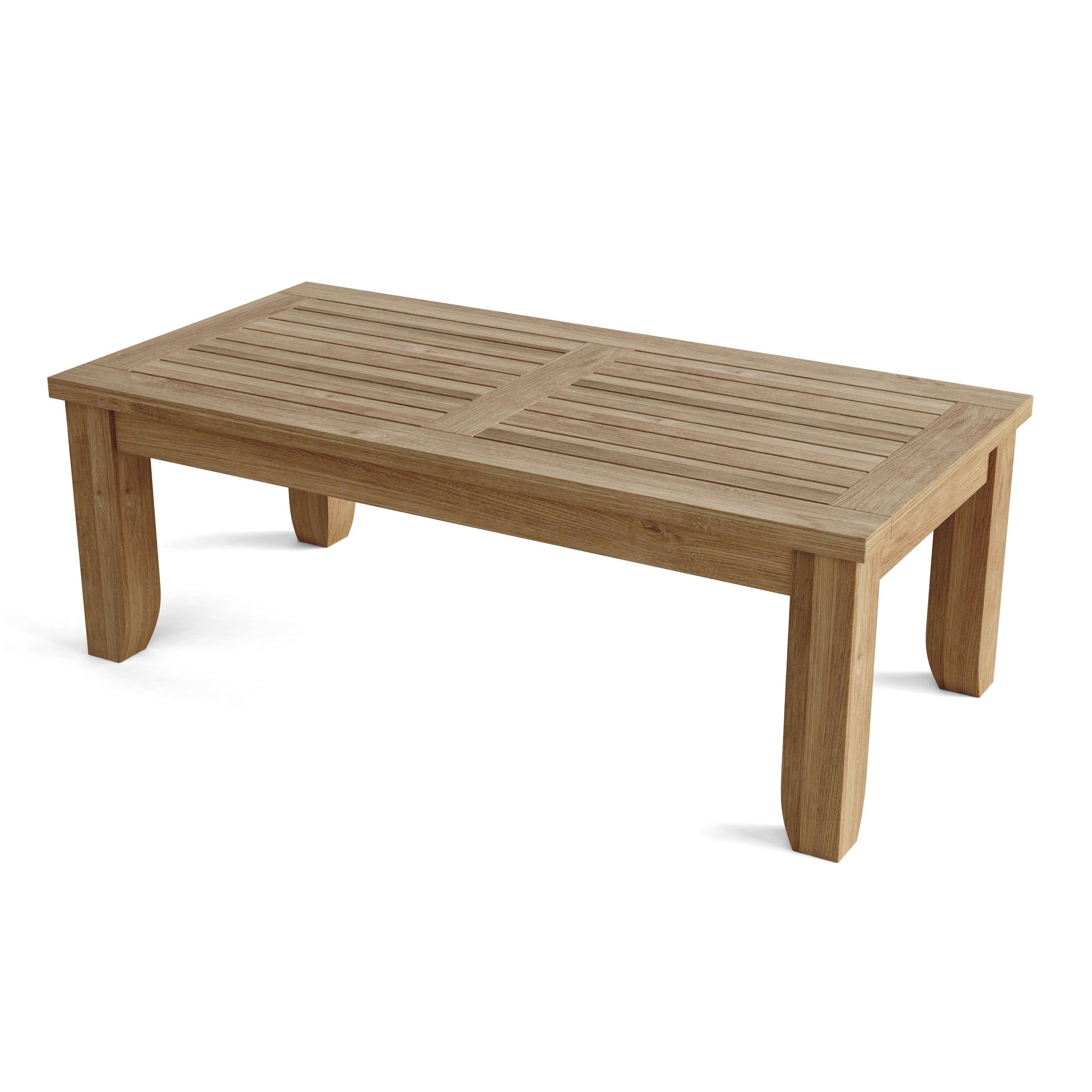 Anderson Teak Luxe Rectangular Coffee Table – Solid Teak Outdoor Patio Table