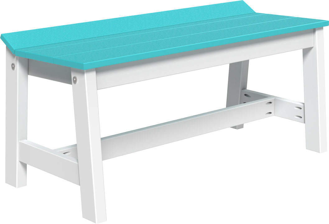 LuxCraft – Café Dining Bench 41″ – Outdoor Patio Bench for Dining Tables
