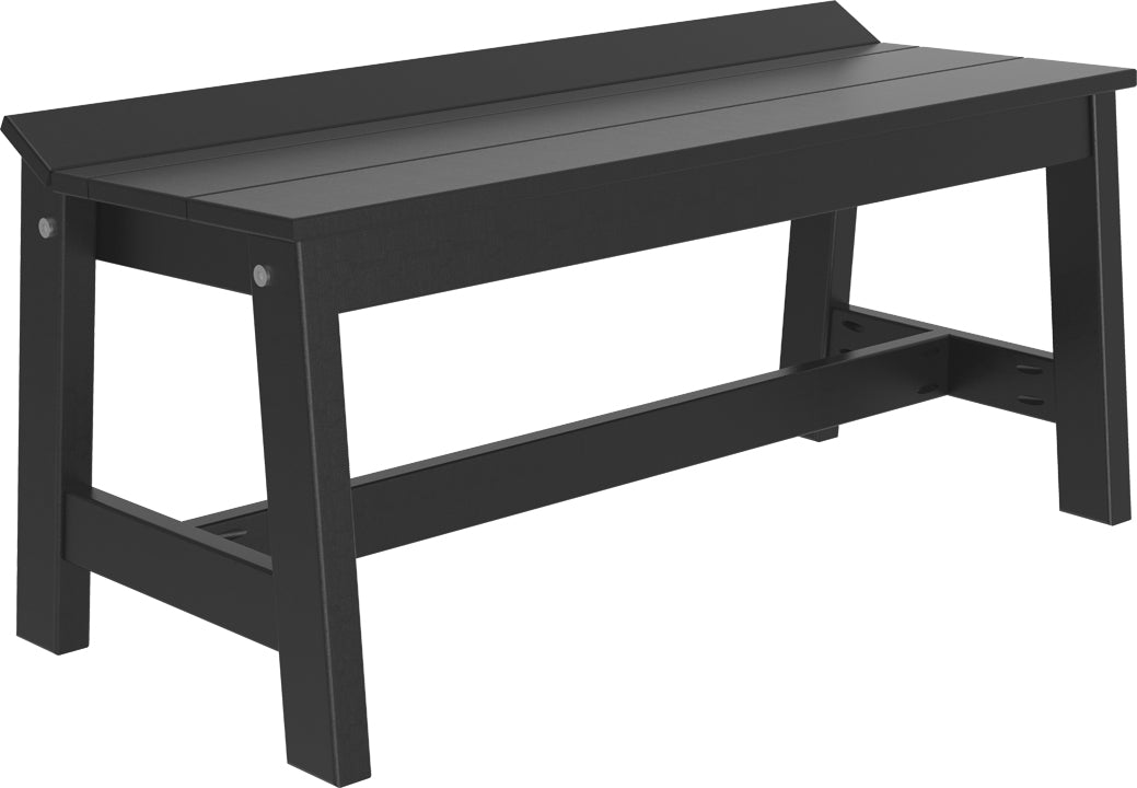 LuxCraft – Café Dining Bench 41″ – Outdoor Patio Bench for Dining Tables