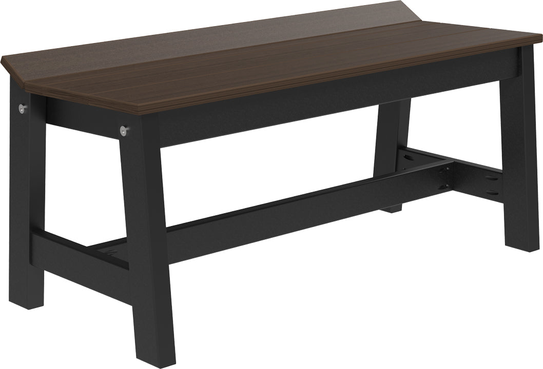 LuxCraft – Café Dining Bench 41″ – Outdoor Patio Bench for Dining Tables