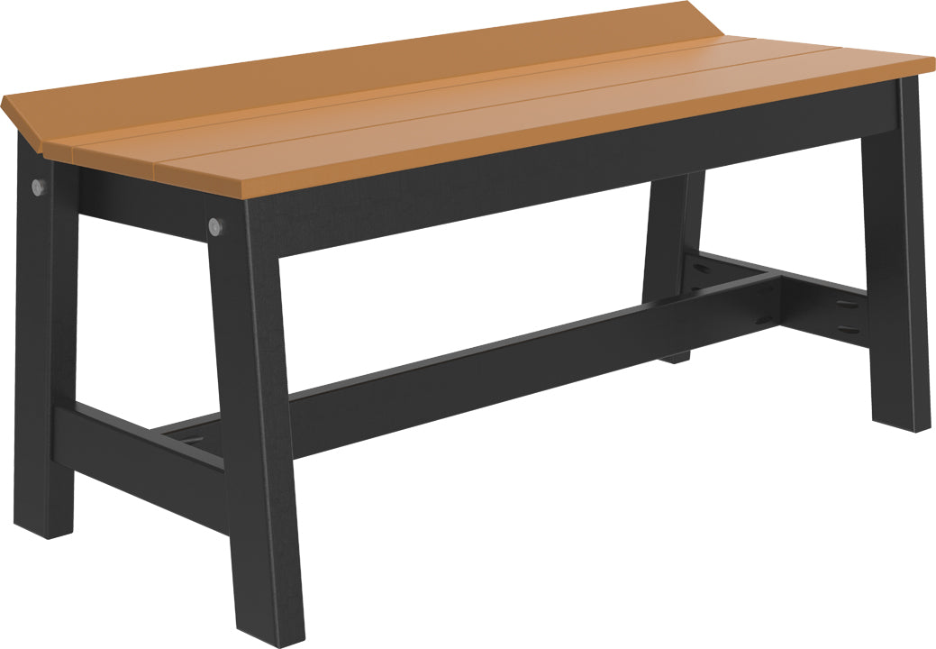 LuxCraft – Café Dining Bench 41″ – Outdoor Patio Bench for Dining Tables