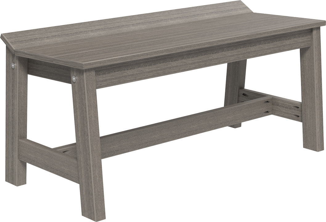 LuxCraft – Café Dining Bench 41″ – Outdoor Patio Bench for Dining Tables