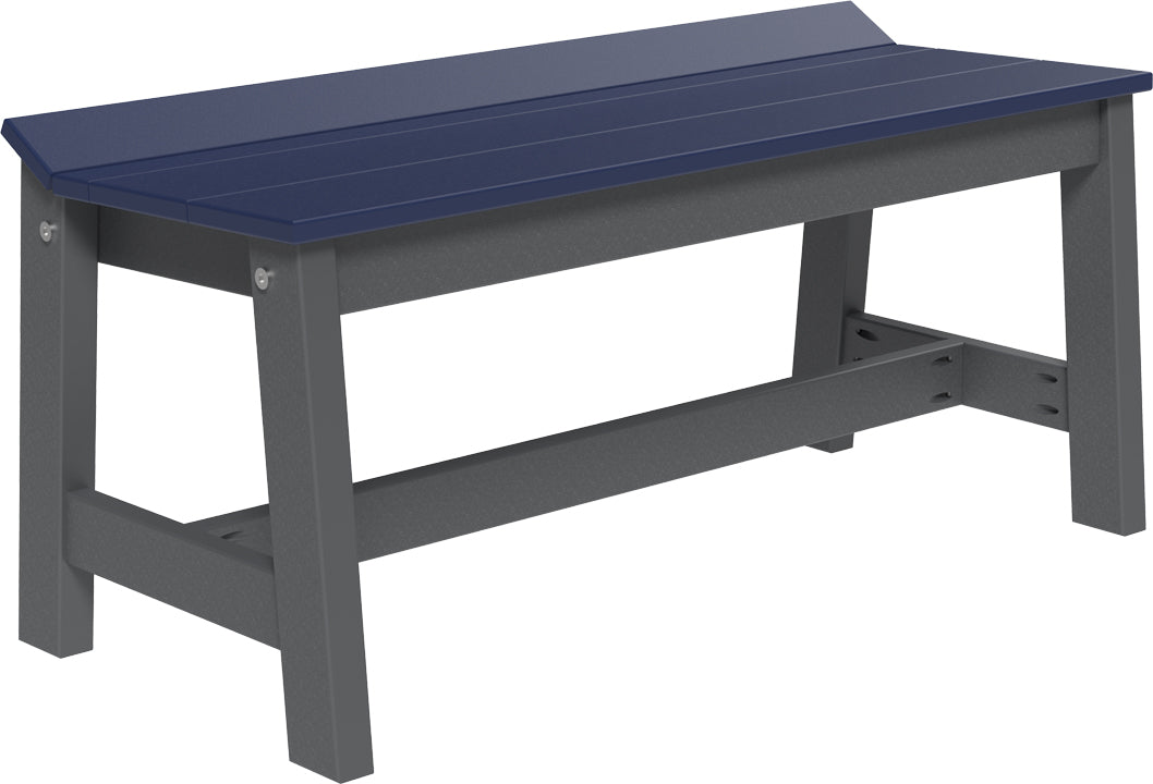 LuxCraft – Café Dining Bench 41″ – Outdoor Patio Bench for Dining Tables