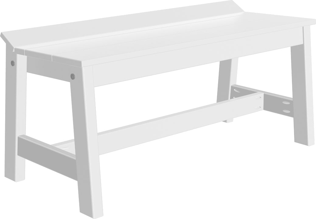 LuxCraft – Café Dining Bench 41″ – Outdoor Patio Bench for Dining Tables