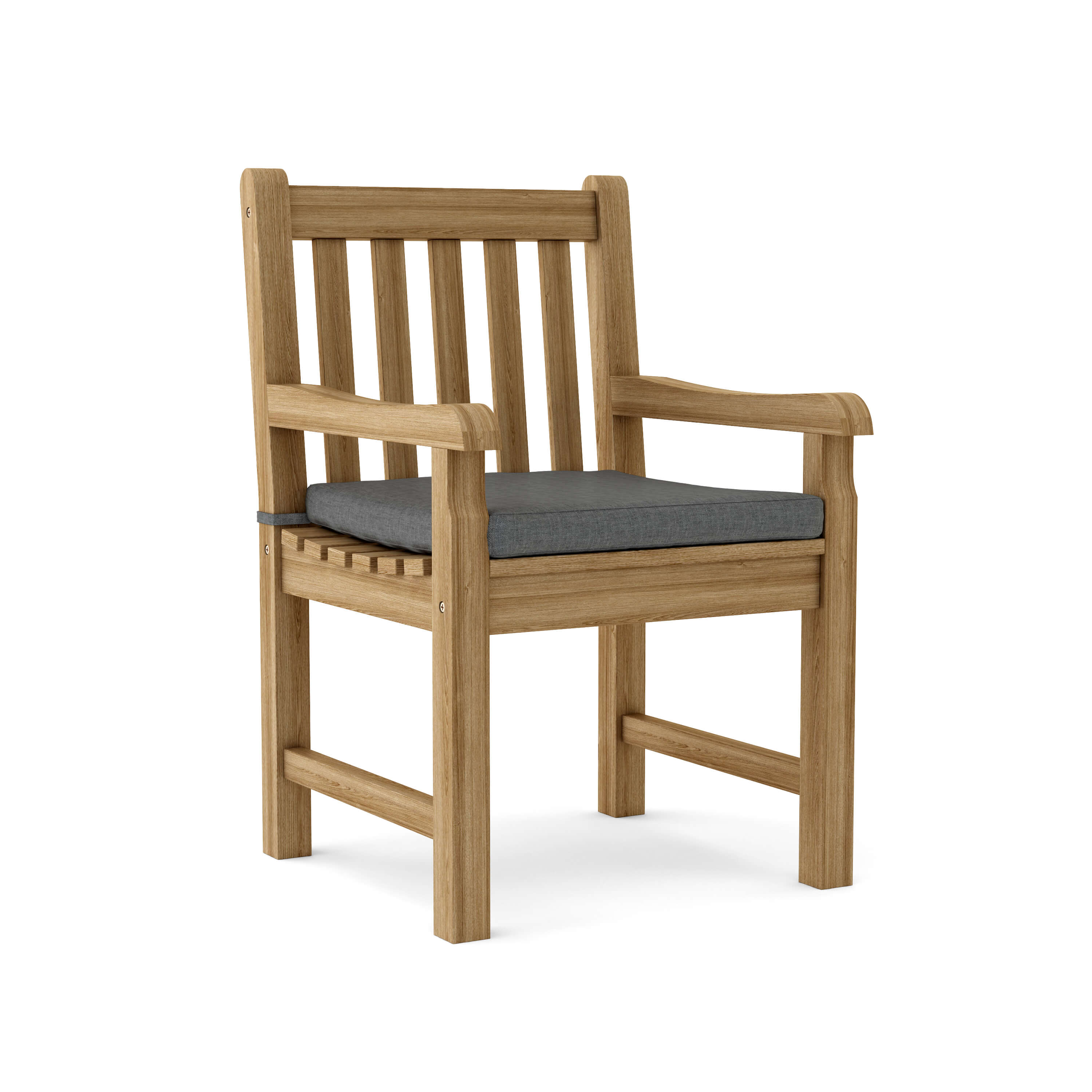 Anderson Teak Classic Dining Armchair – Solid Teak Outdoor Dining Seating