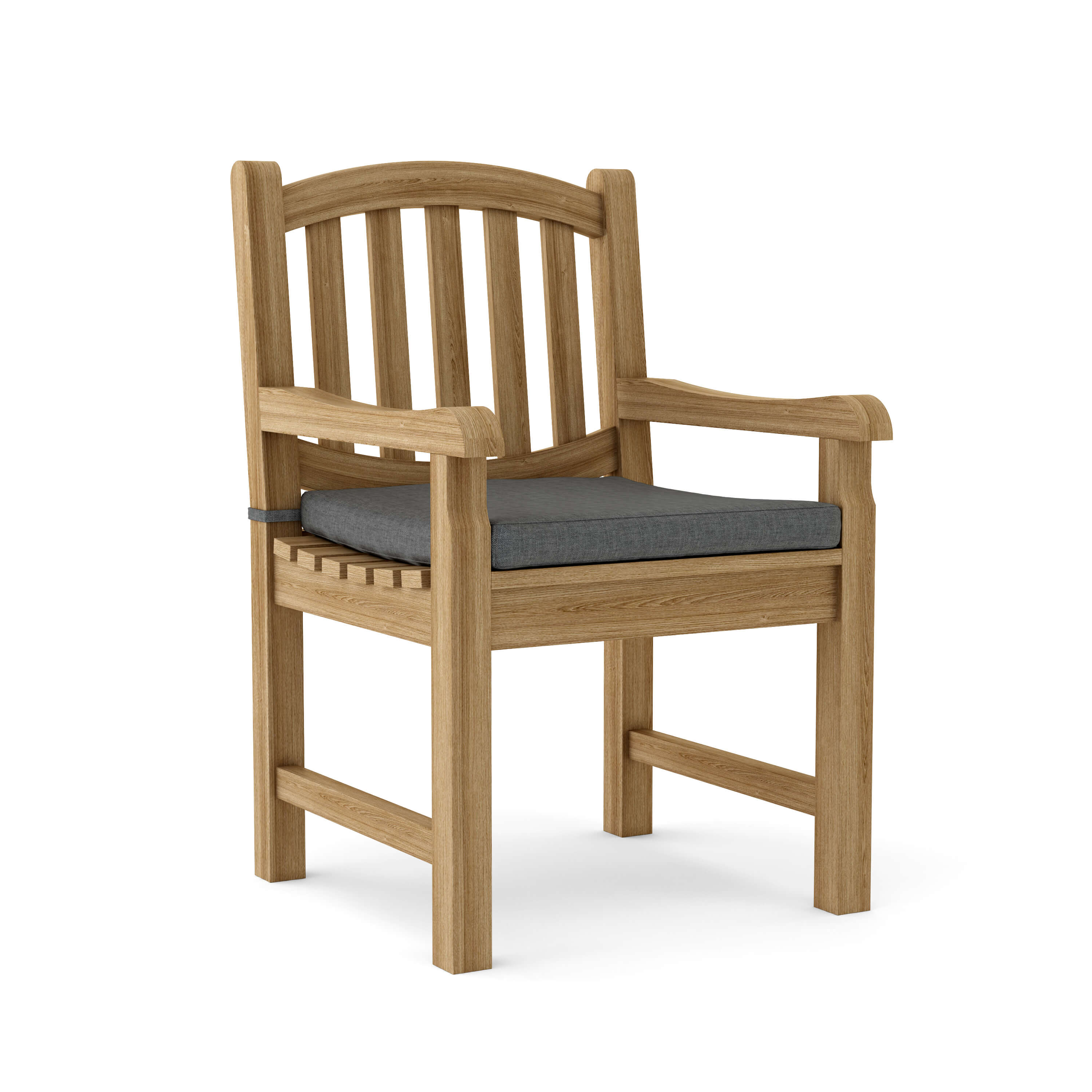 Anderson Teak Kingston Dining Armchair – Solid Teak Outdoor Dining Seating