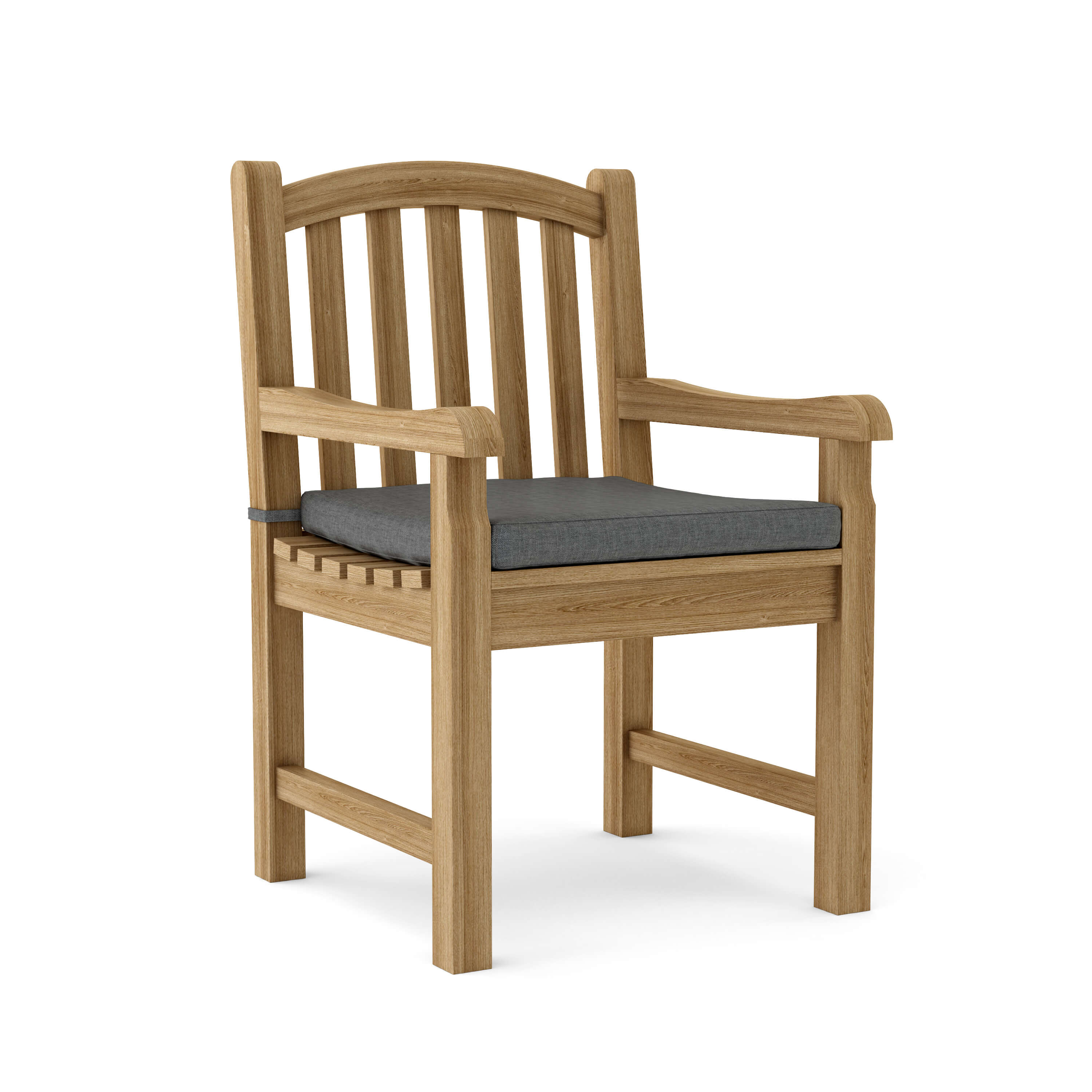 Anderson Teak Chelsea Dining Armchair – Solid Teak Outdoor Dining Seating