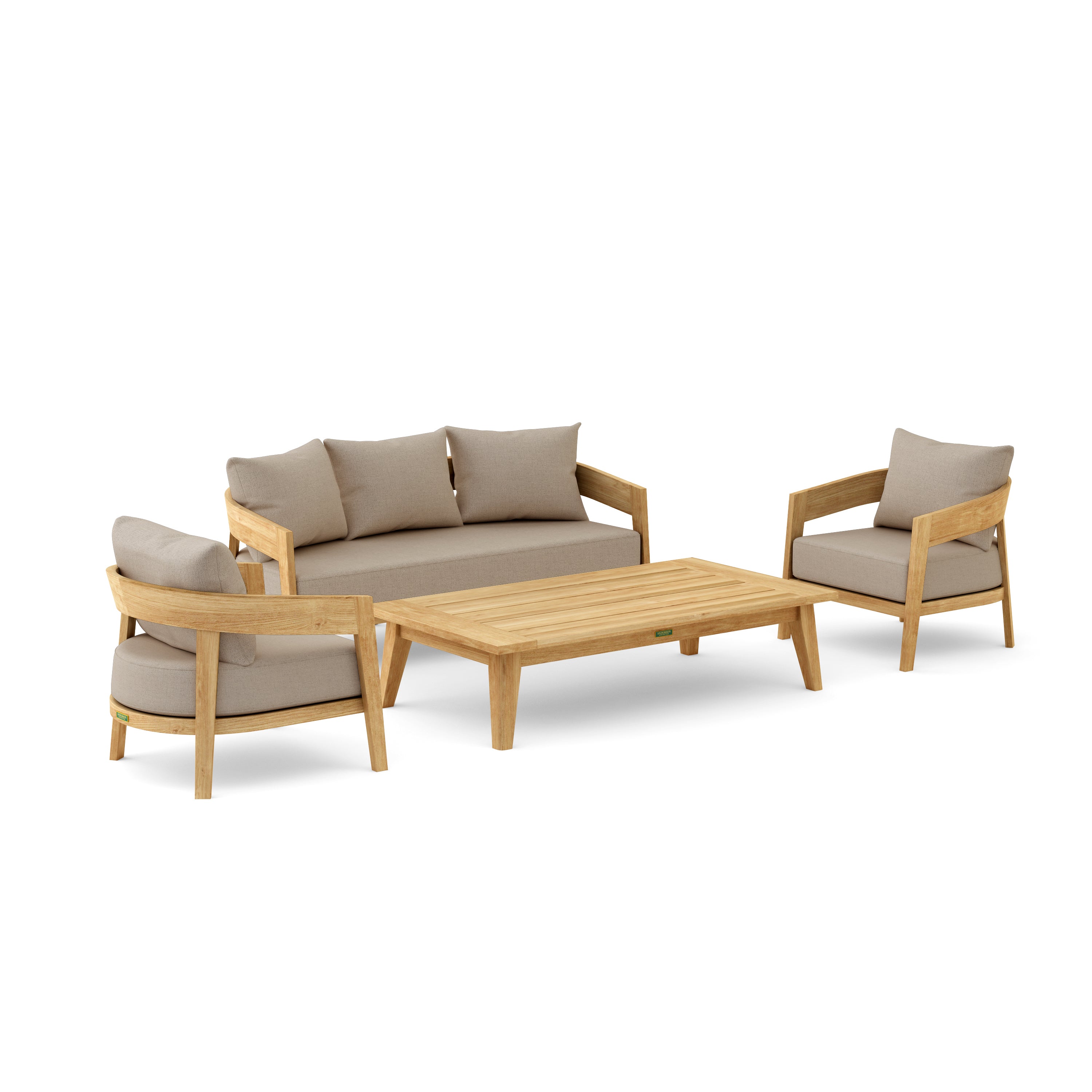 Anderson Teak Toscana 4-pc Deep Seating SET-369