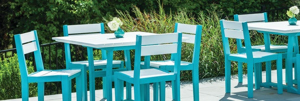 Seaside Coastline Cafe Dining Chair – Modern Outdoor Patio Seating