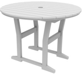 Seaside Coastline Cafe Round Dining Table – Modern Outdoor Patio Table