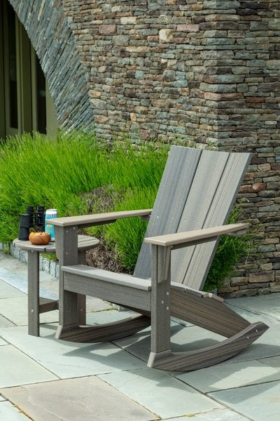 Seaside Coastline Monterey Adirondack Rocker – Smooth Outdoor Rocking Chair