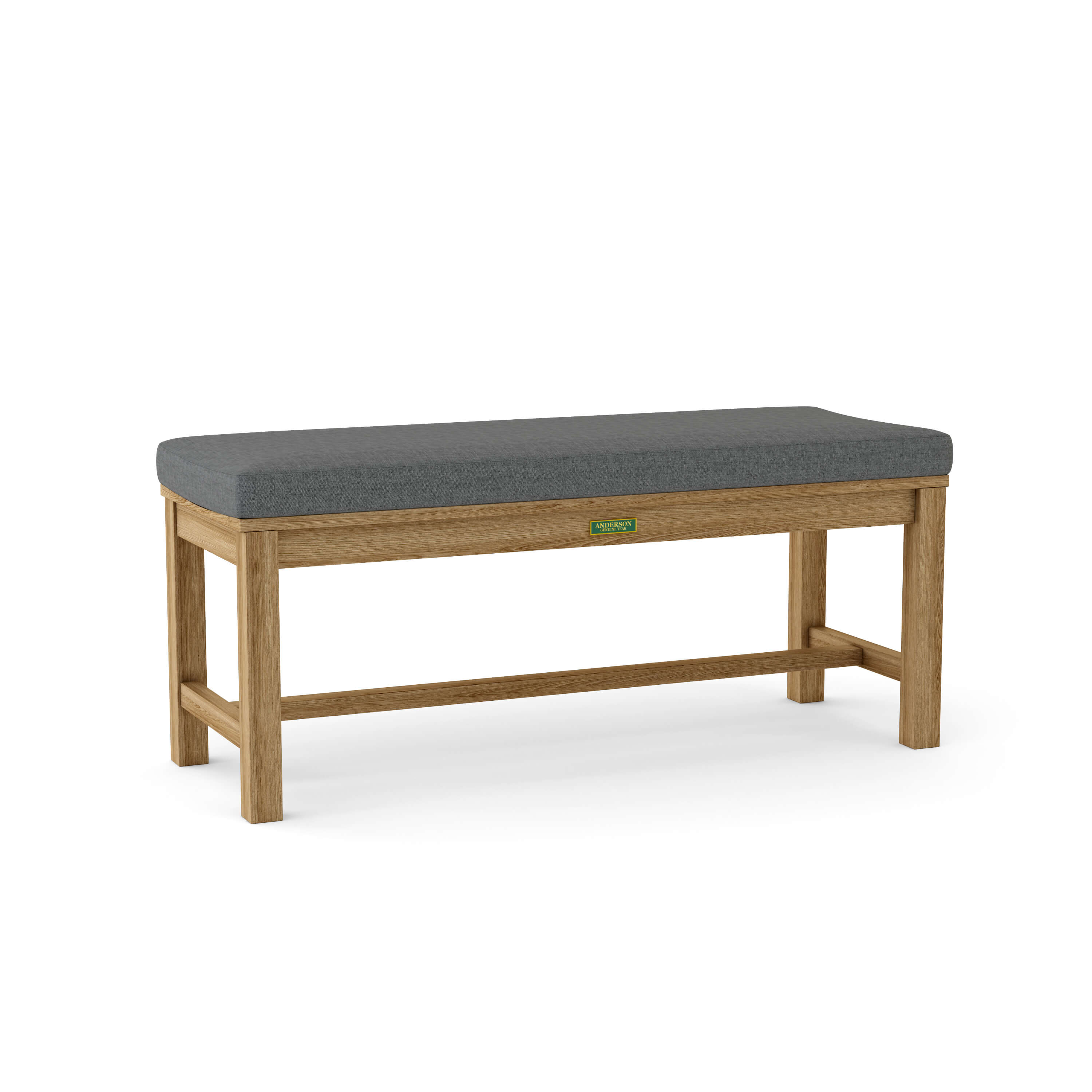 Anderson Teak – Casablanca 2-Seater Backless Bench – Curved Teak Seating