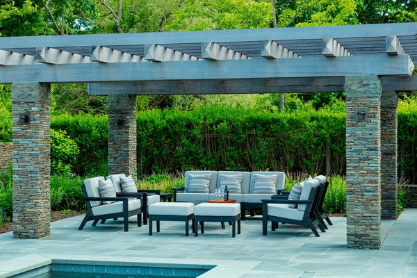 Seaside DEX Ottoman – Outdoor Patio Footrest Seating
