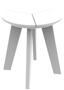 Seaside DEX Round Side Table – Compact Outdoor Patio End Table