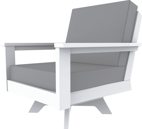 Seaside DEX Swivel Lounge Chair – Smooth Motion Outdoor Patio Seating