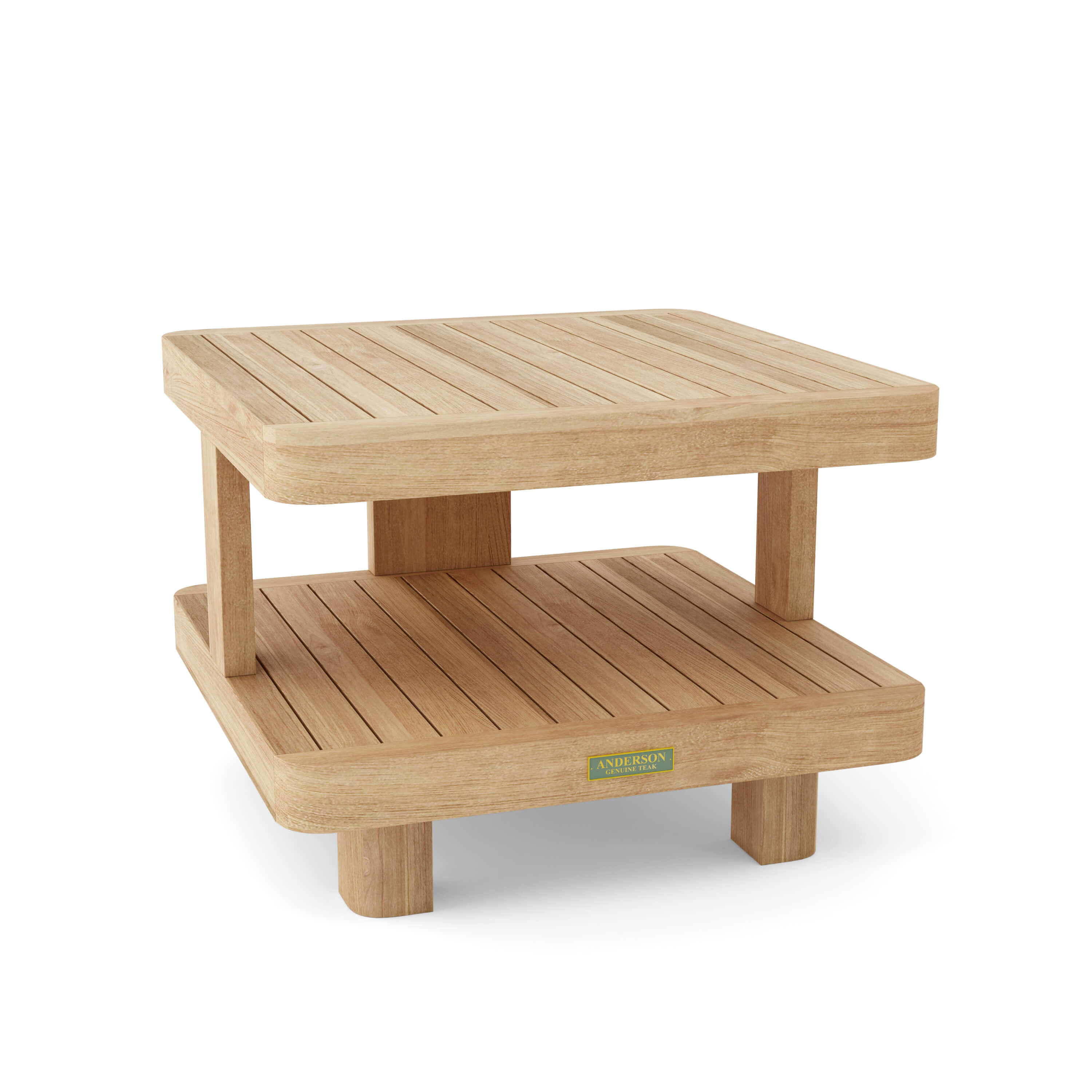 Anderson Teak Granada Side Table – Solid Teak Outdoor End Table