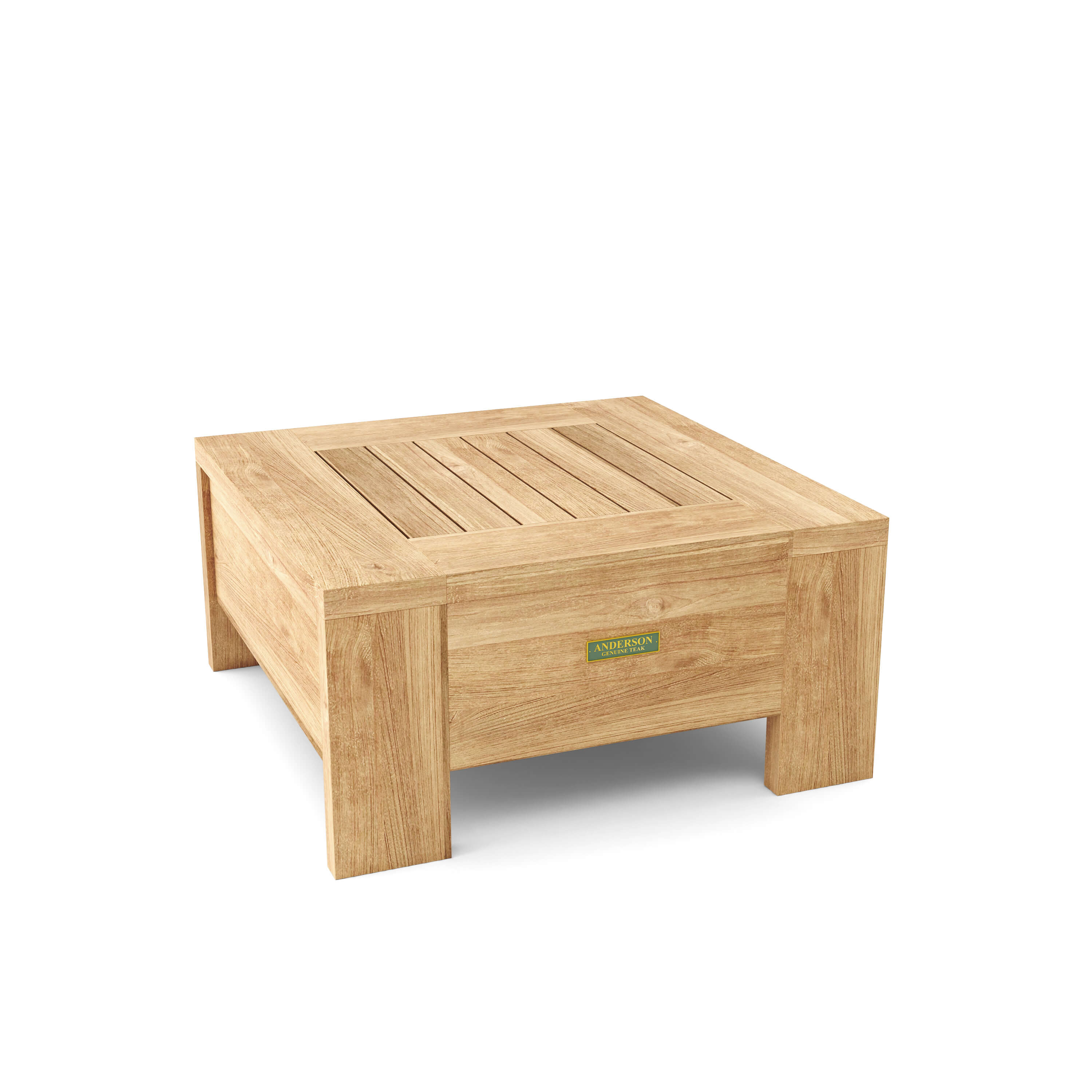 Anderson Teak Madera Side Table – Solid Teak Outdoor End Table