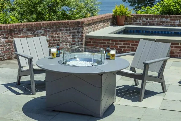 Seaside Aura Fire Table 6″ Dining Height Riser – Outdoor Fire Table Height Extension