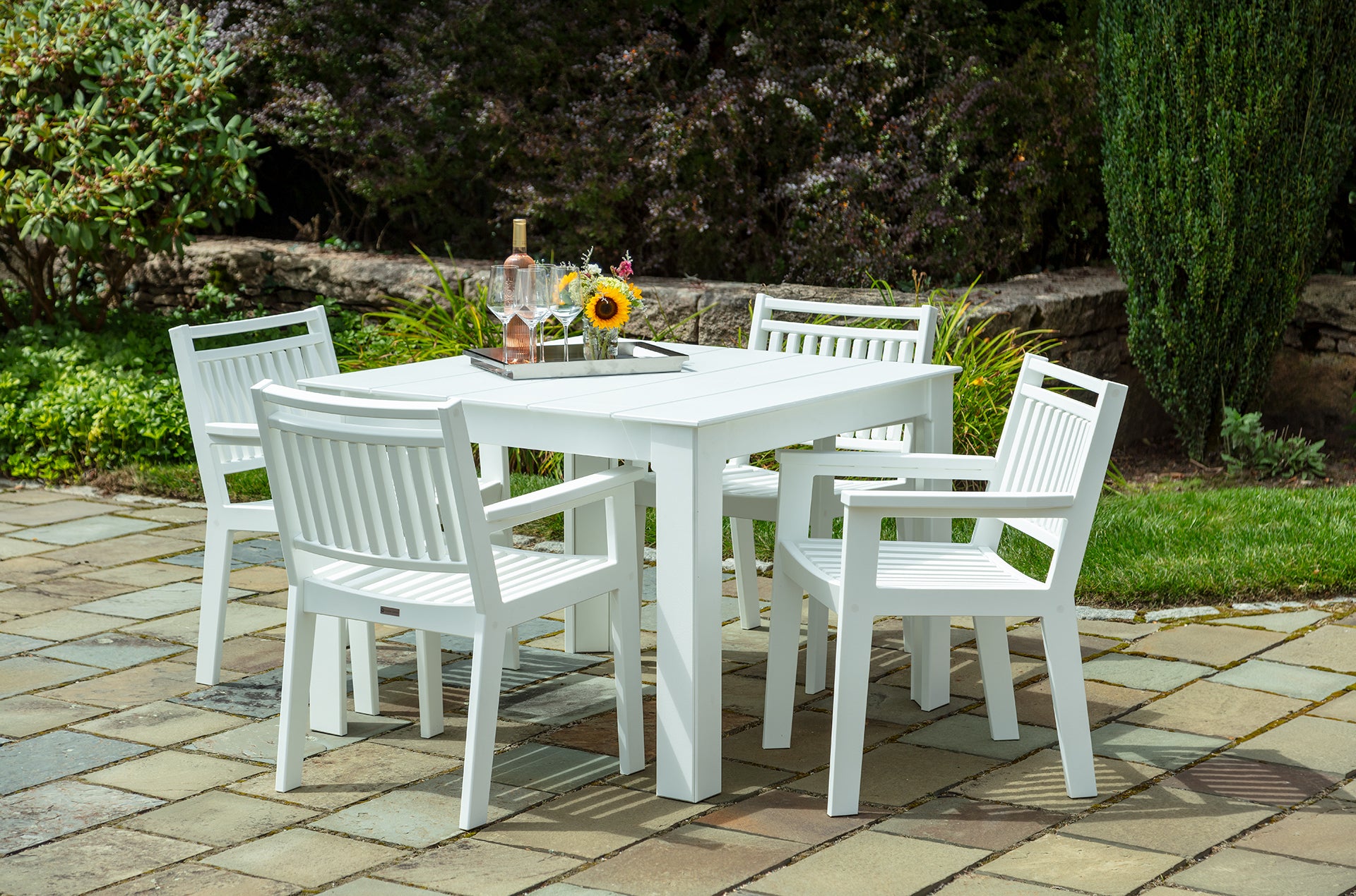 Seaside Casual SUR Dining Arm Chair – All-Weather Outdoor Seating
