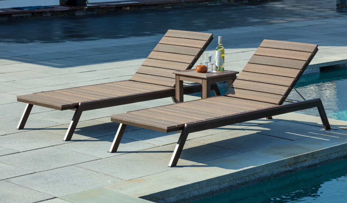 Seaside MAD Chaise – Aluminum Frame Outdoor Chaise Lounge