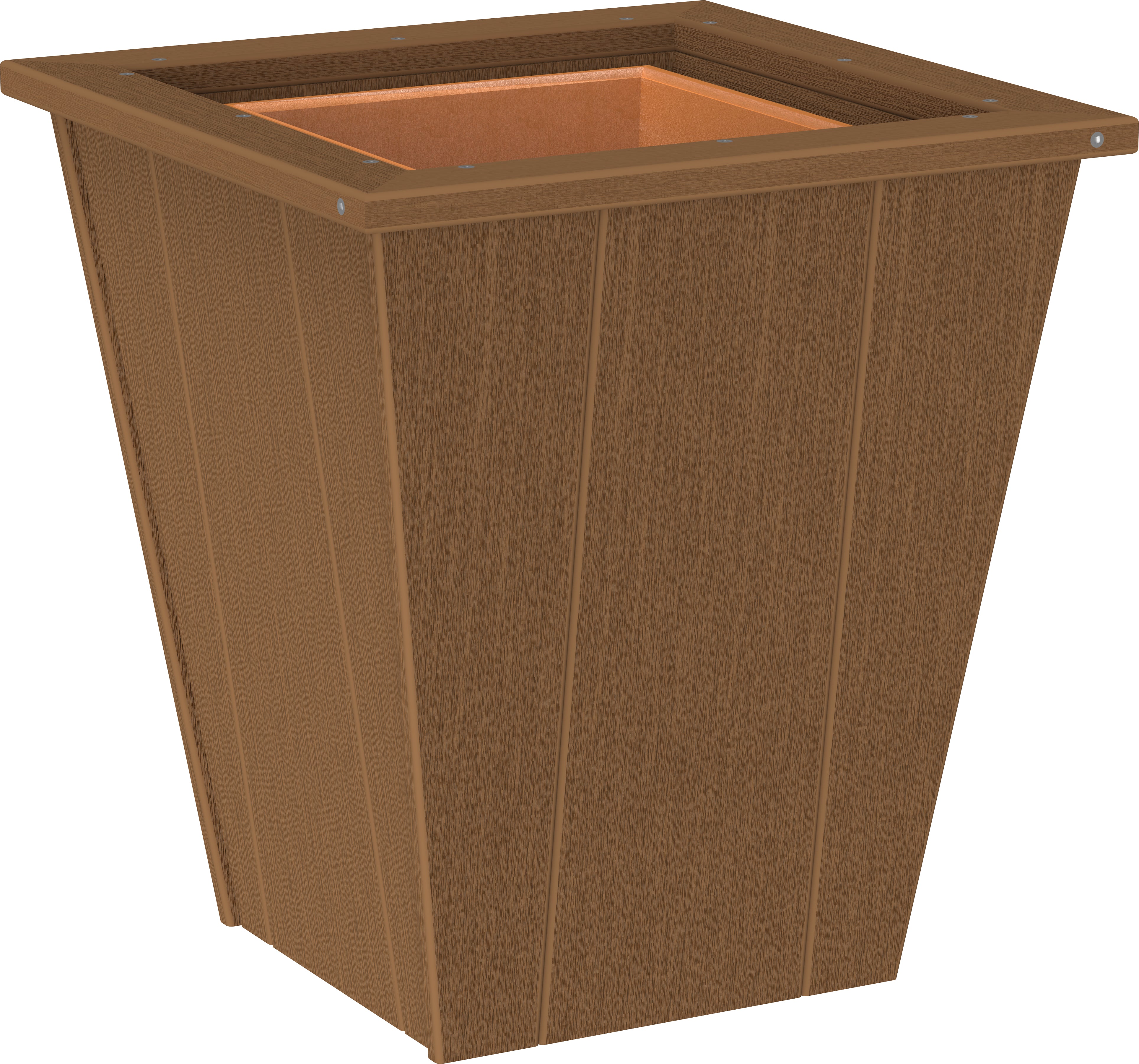 LuxCraft – Elite Planter – Tapered Outdoor Planter with Removable Liner