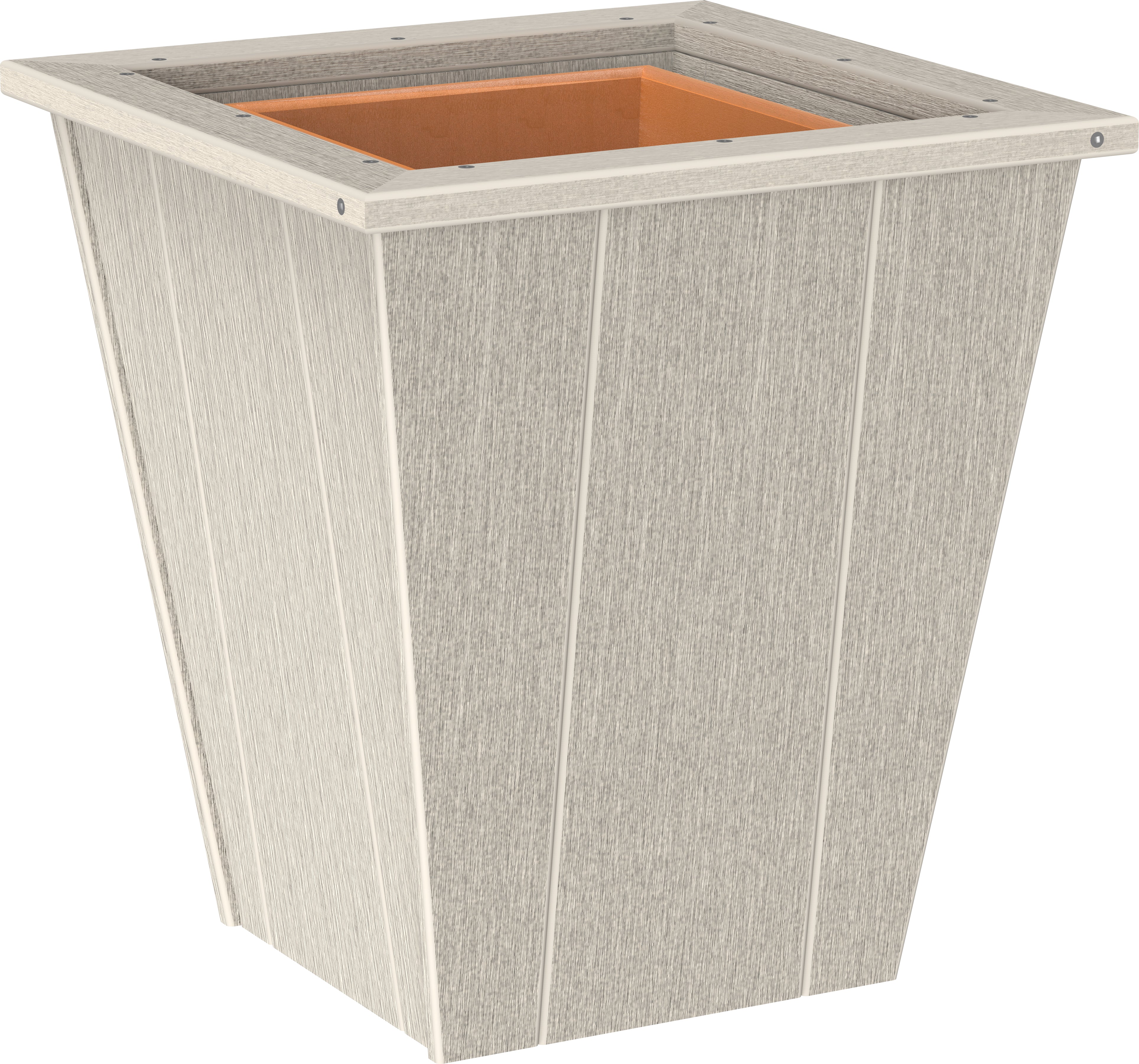 LuxCraft – Elite Planter – Tapered Outdoor Planter with Removable Liner