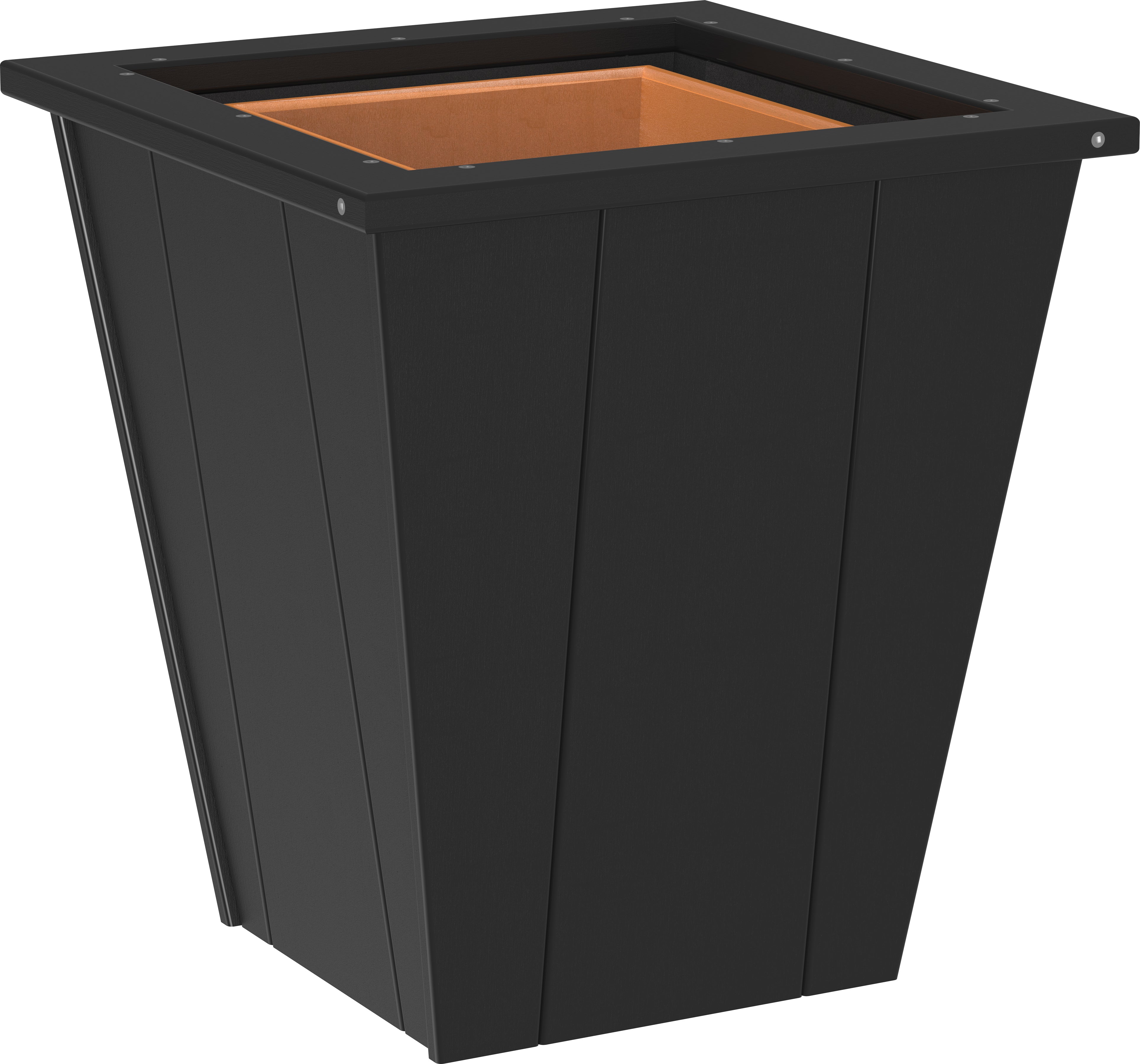 LuxCraft – Elite Planter – Tapered Outdoor Planter with Removable Liner