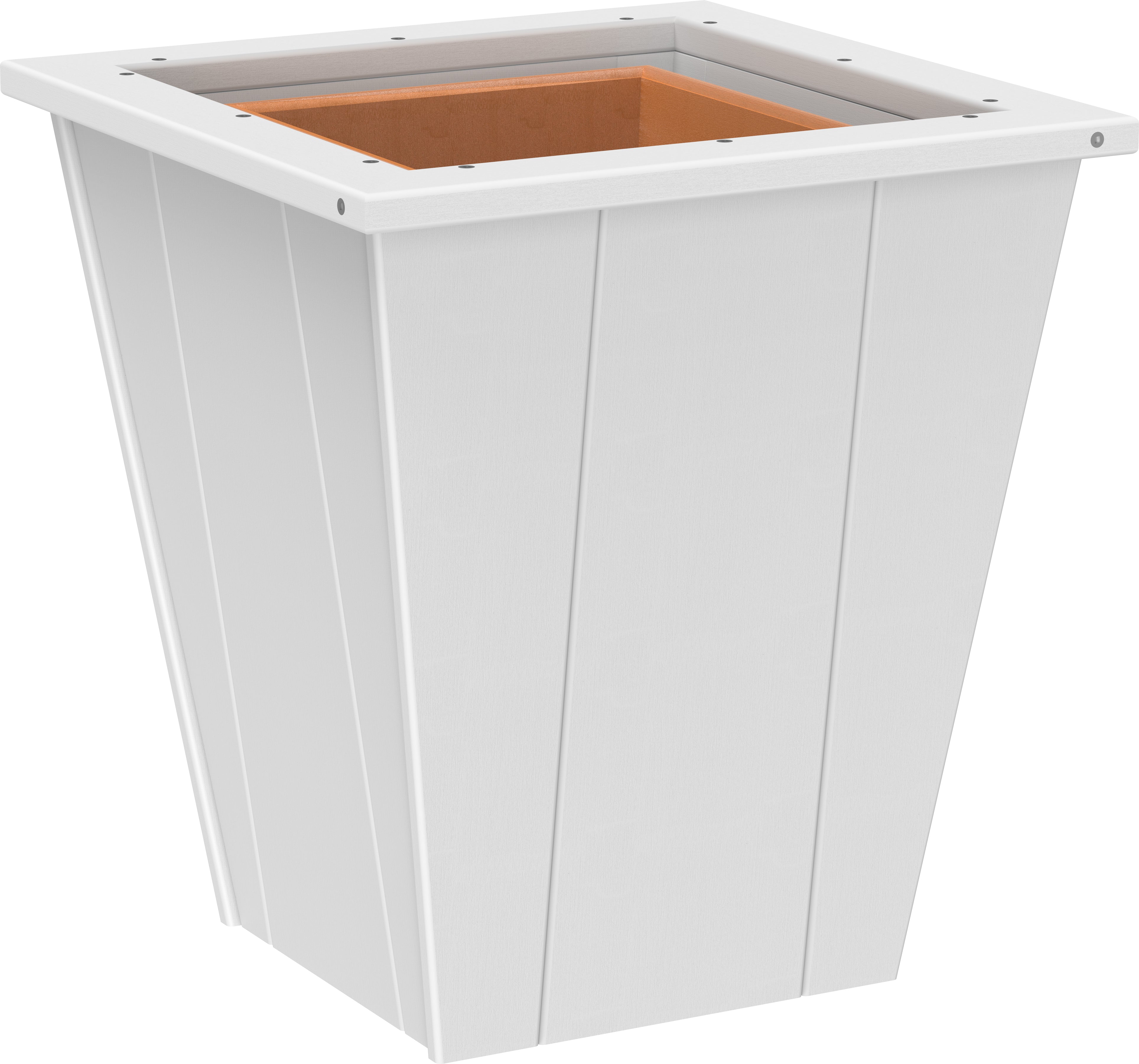 LuxCraft – Elite Planter – Tapered Outdoor Planter with Removable Liner
